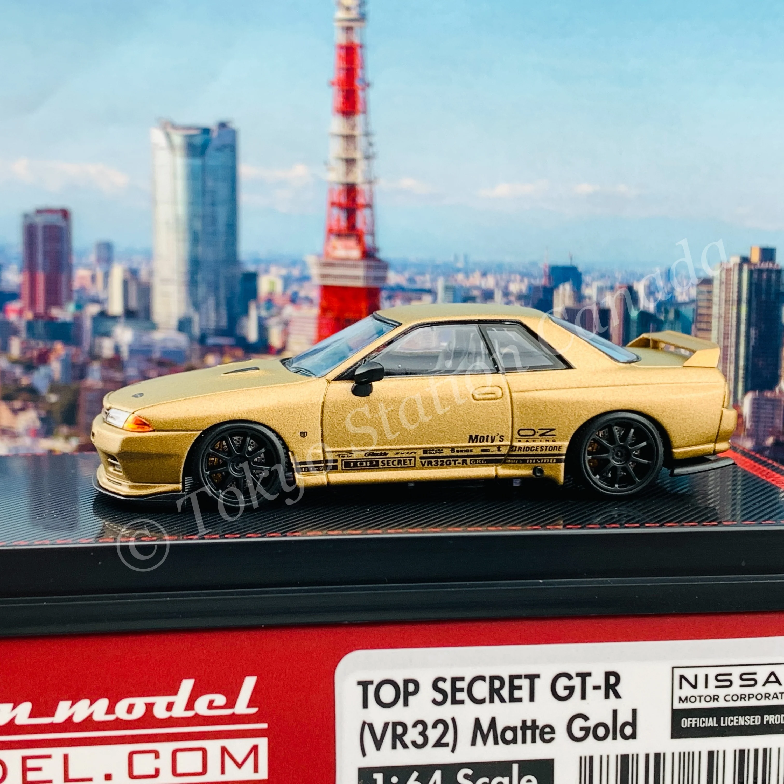 Ignition Model 1/64 TOP SECRET GT-R (VR32) Matte Gold IG2391 - Image 3