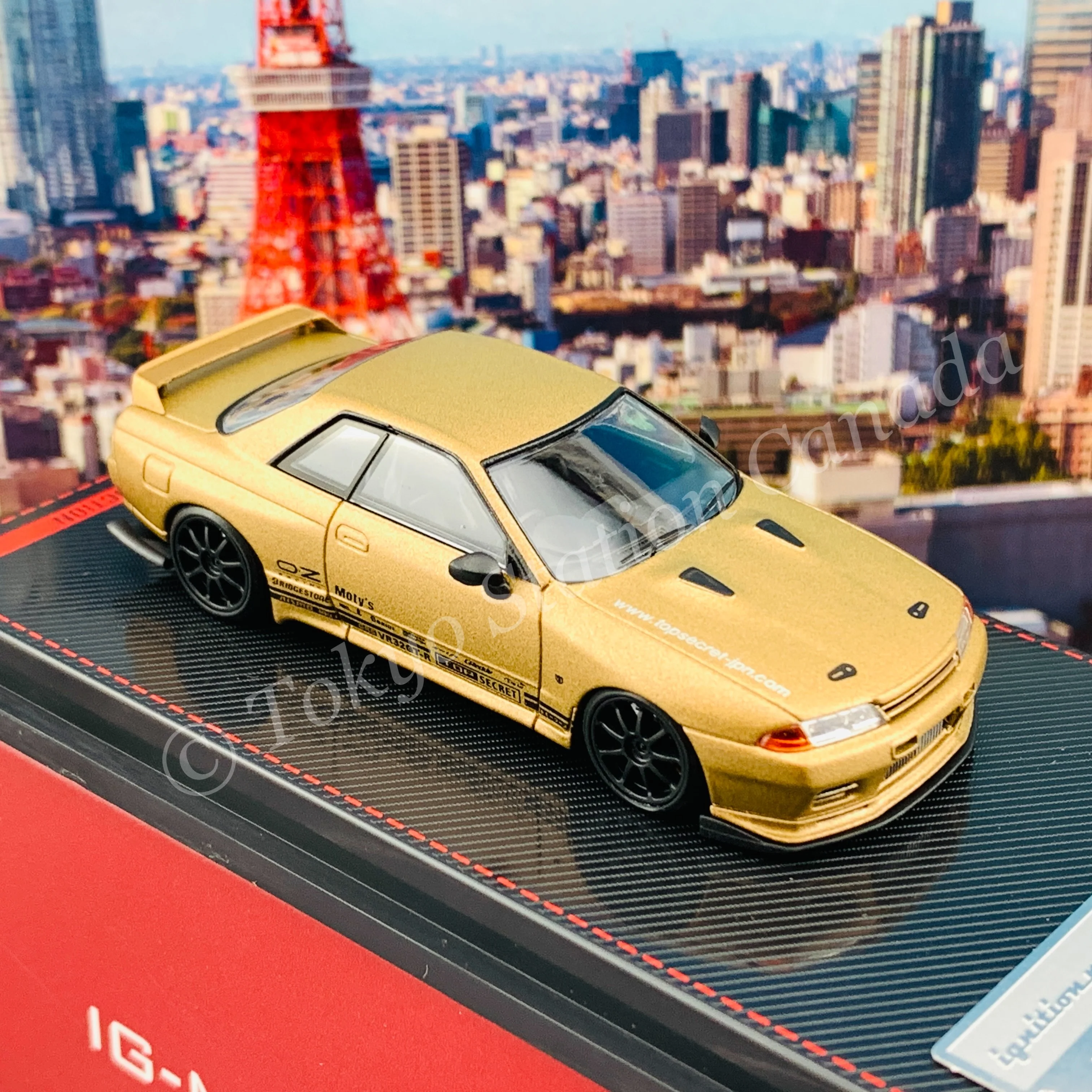Ignition Model 1/64 TOP SECRET GT-R (VR32) Matte Gold IG2391 - Image 5
