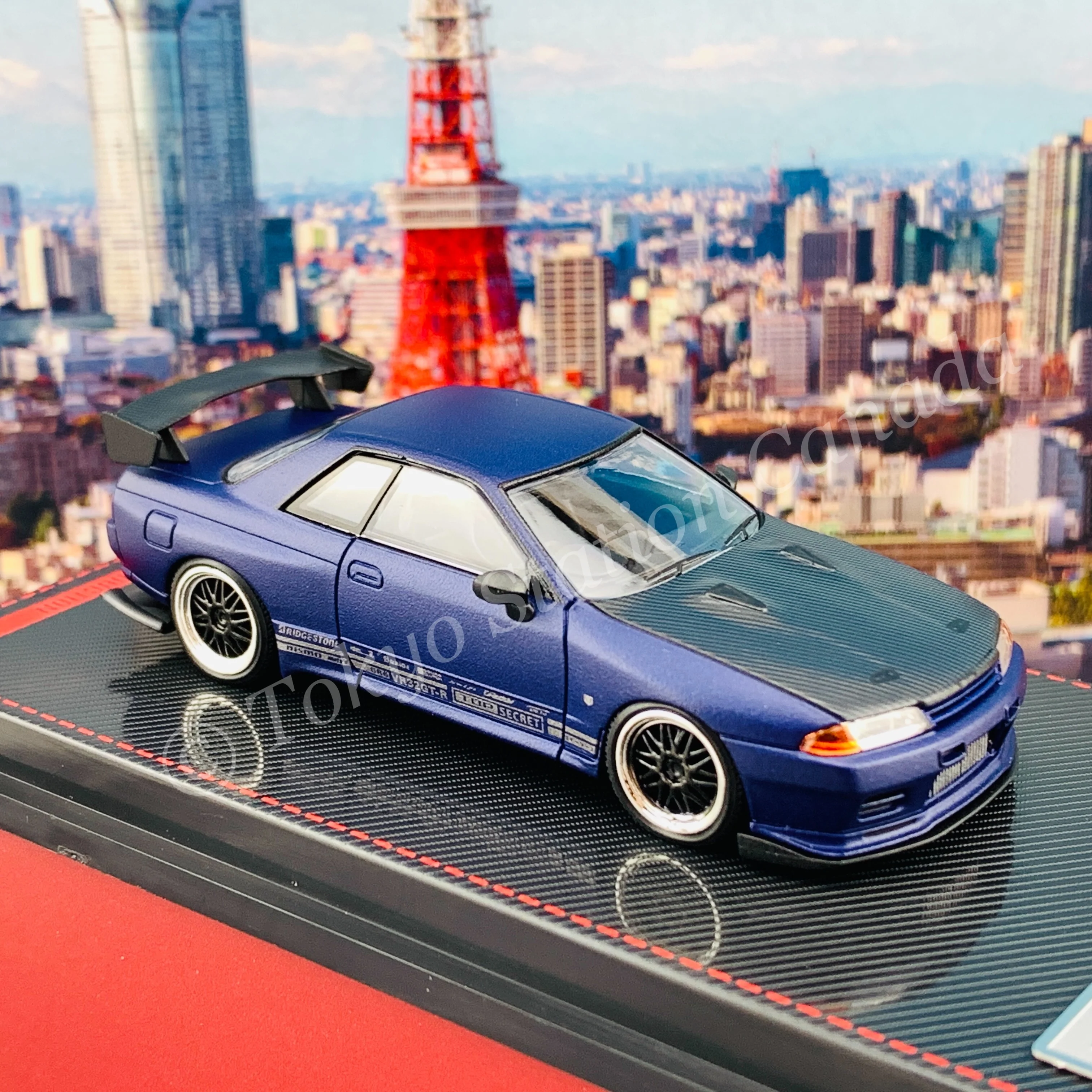 Ignition Model 1/64 TOP SECRET GT-R (VR32) Matte Purple Metallic IG2396 - Image 4