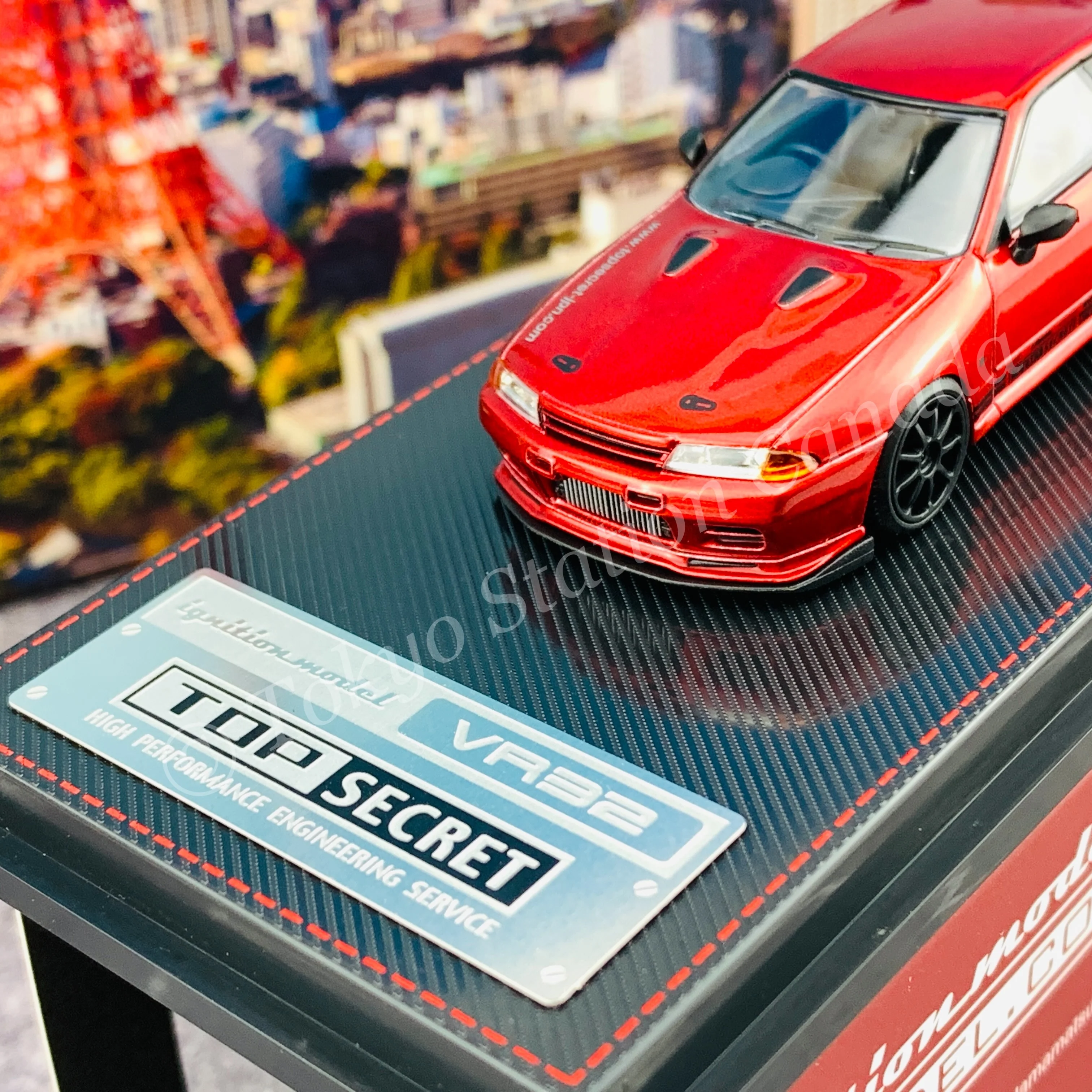 Ignition Model 1/64 TOP SECRET GT-R (VR32) Red Metallic IG2392 - Image 2