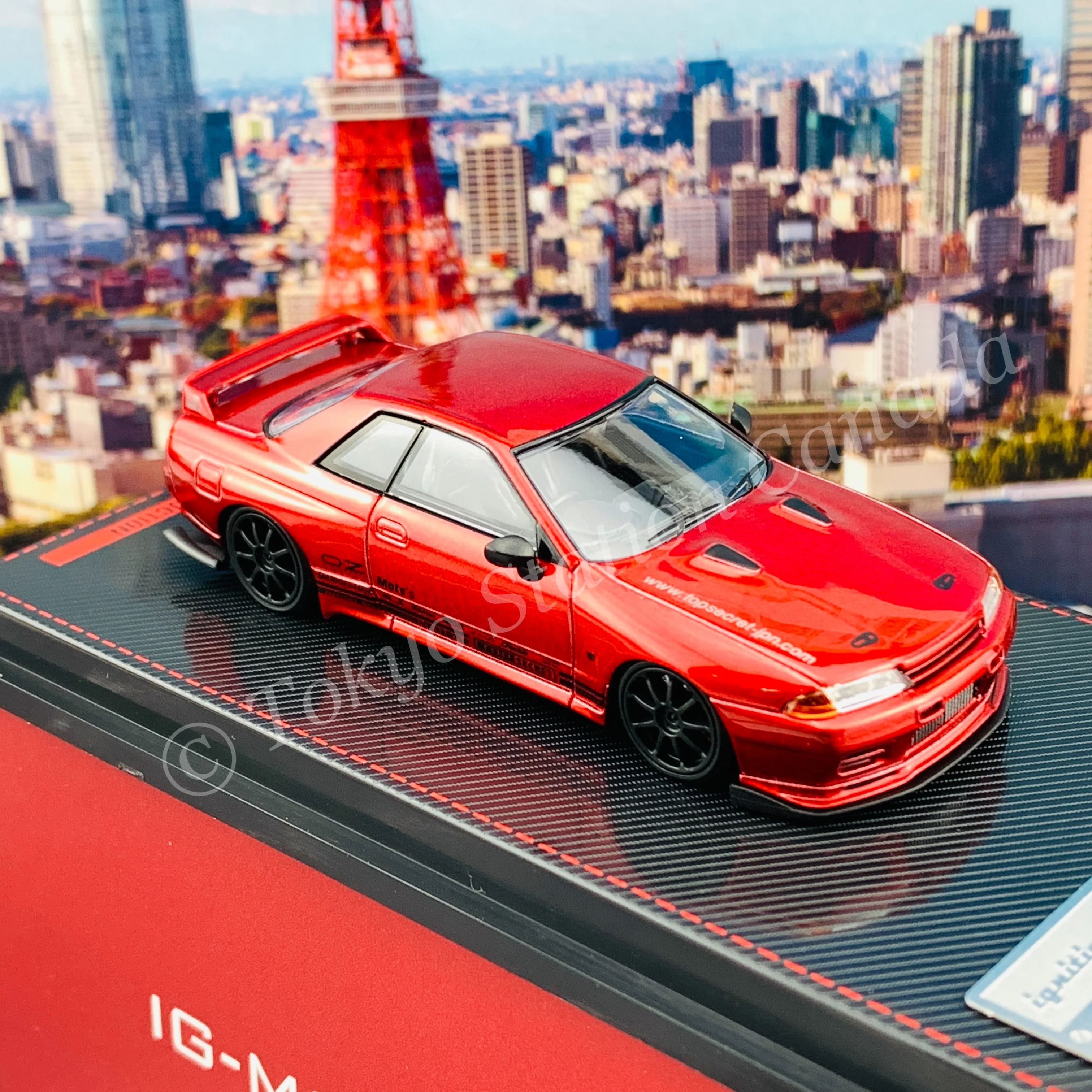 Ignition Model 1/64 TOP SECRET GT-R (VR32) Red Metallic IG2392 - Image 5