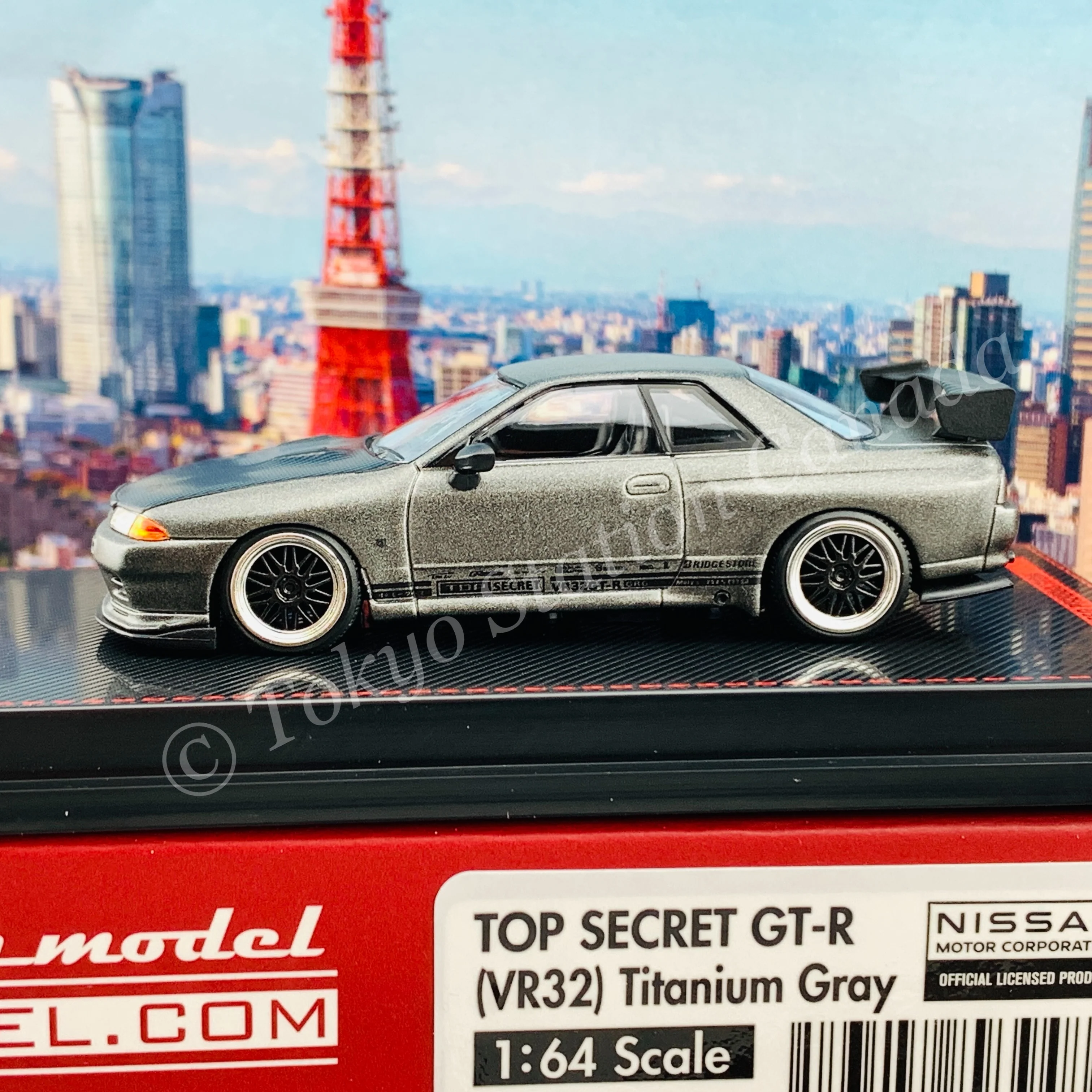Ignition Model 1/64 TOP SECRET GT-R (VR32) Titanium Gray IG2394 - Image 3