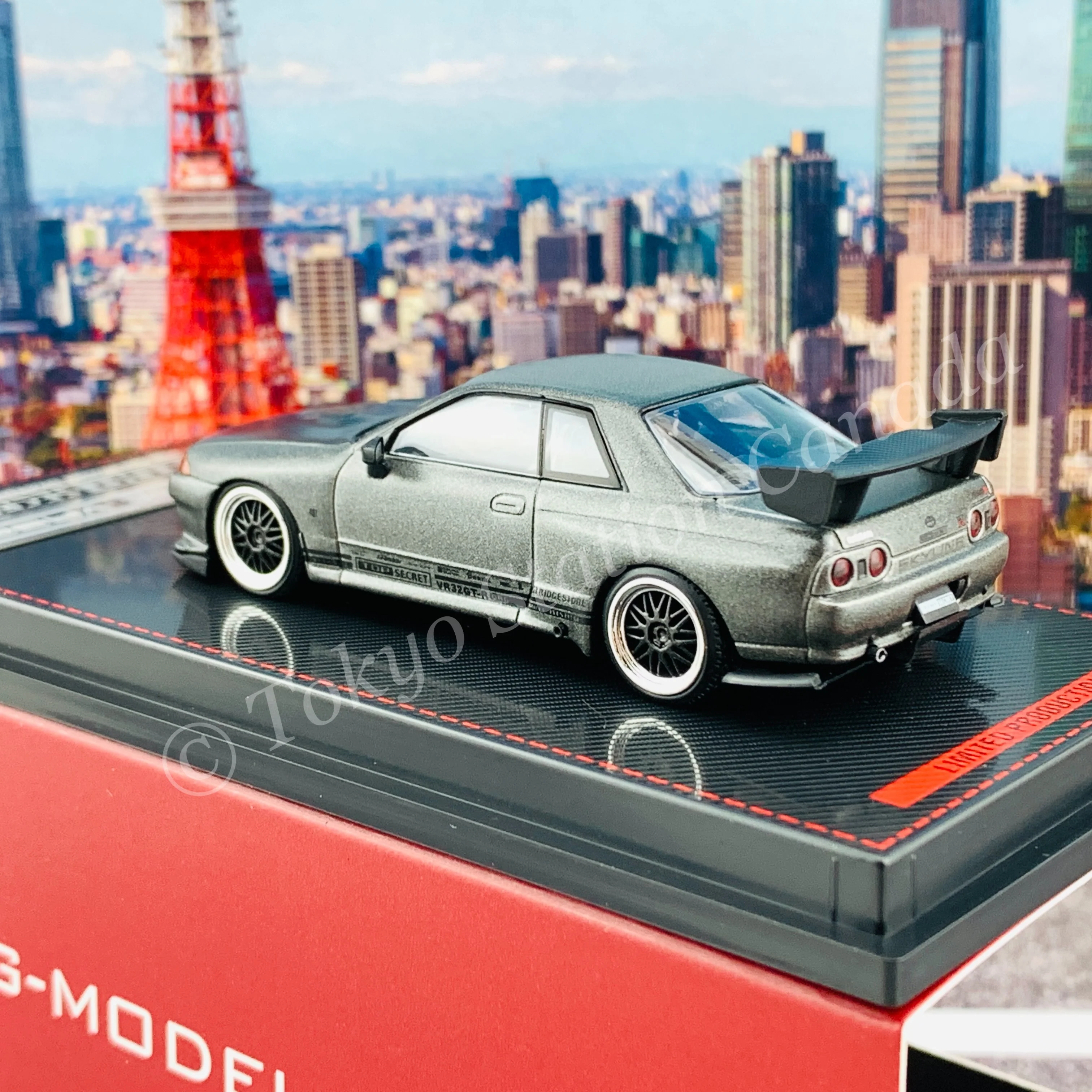 Ignition Model 1/64 TOP SECRET GT-R (VR32) Titanium Gray IG2394 - Image 4