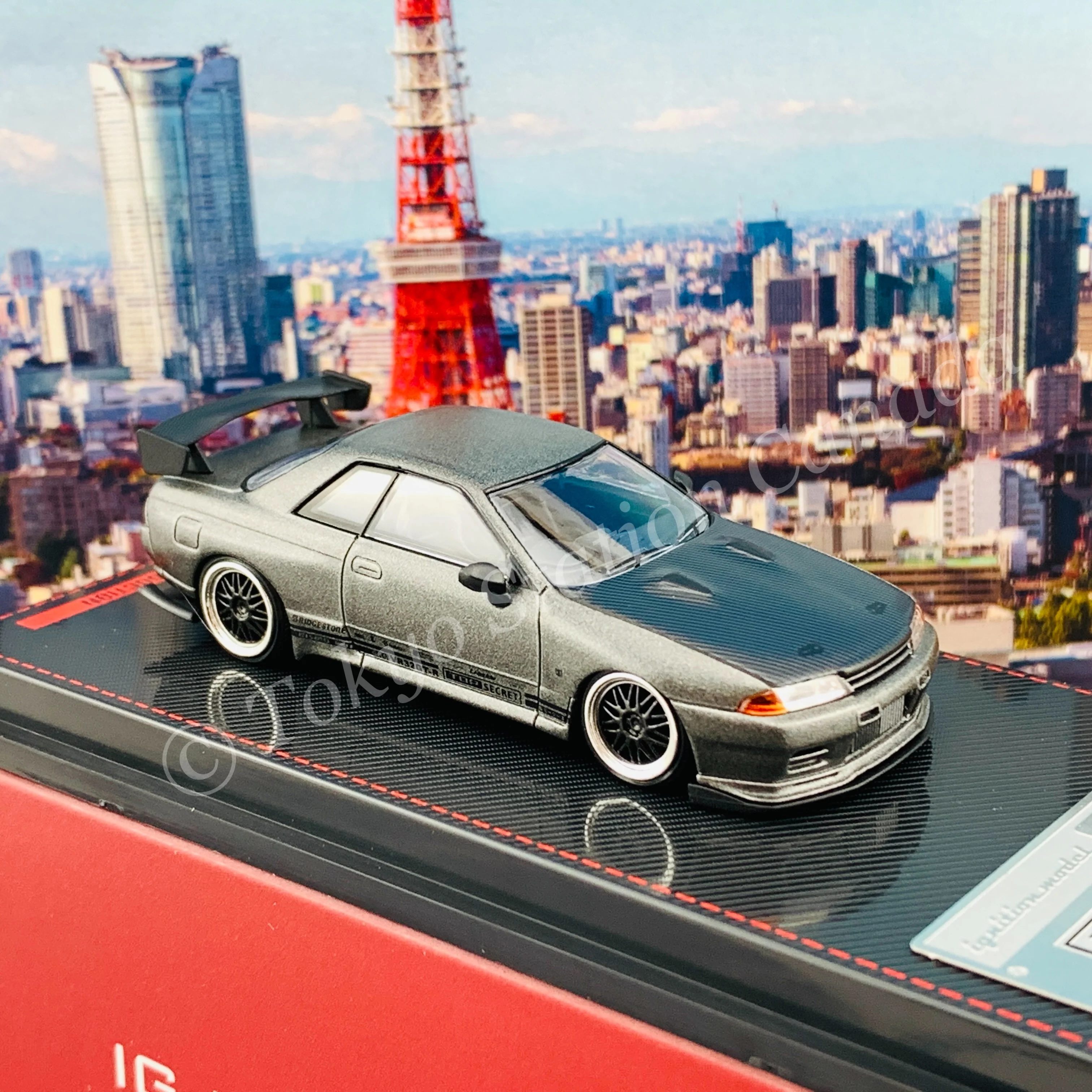 Ignition Model 1/64 TOP SECRET GT-R (VR32) Titanium Gray IG2394 - Image 5