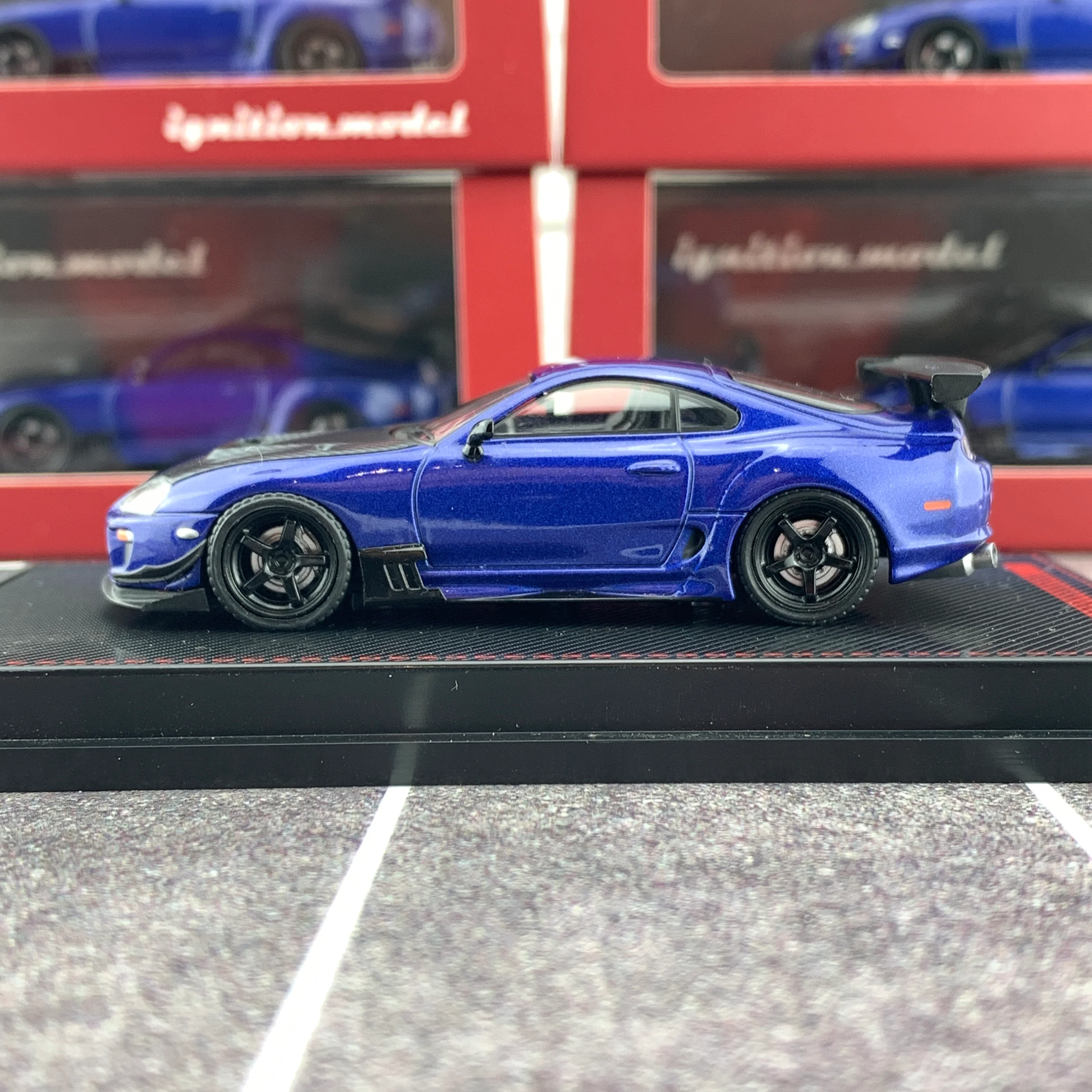 Ignition Model 1/64 Toyota Supra (JZA80) RZ Blue Metallic IG1860 - Image 2