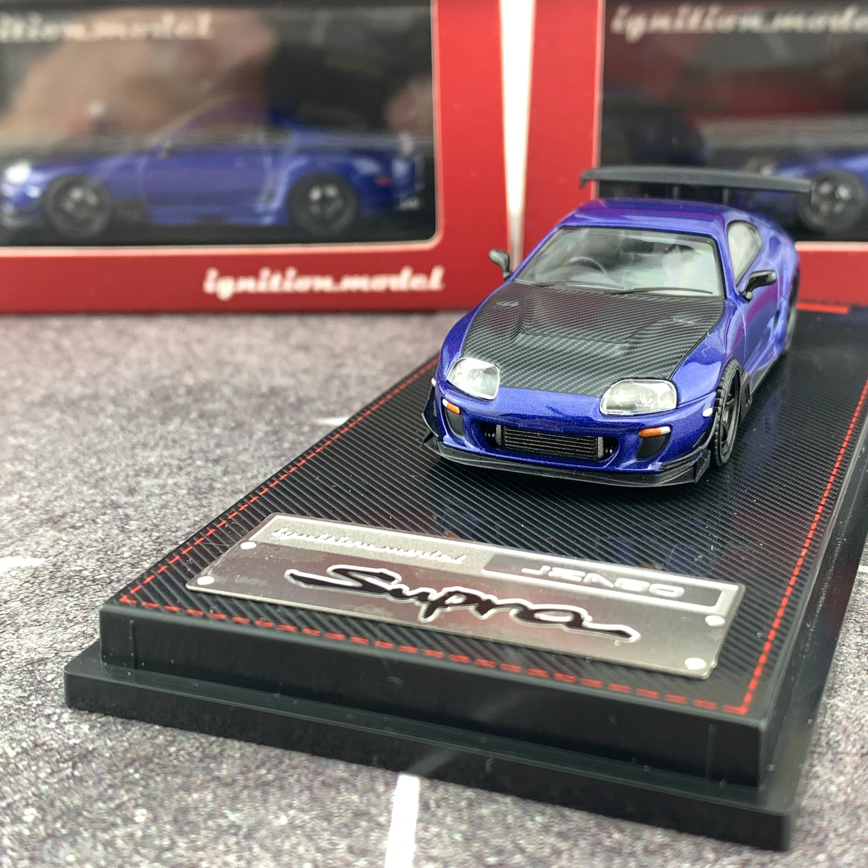 Ignition Model 1/64 Toyota Supra (JZA80) RZ Blue Metallic IG1860 - Image 4