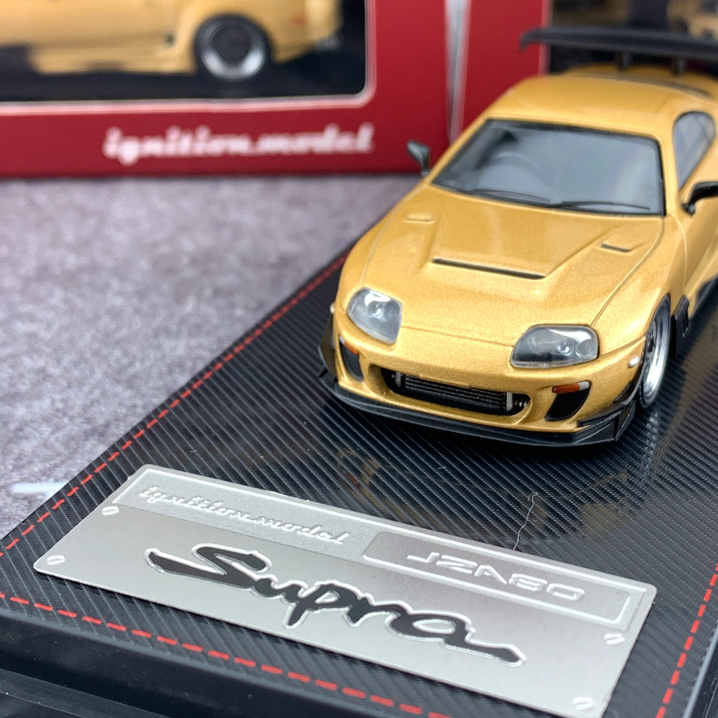 Ignition Model 1/64 Toyota Supra (JZA80) RZ Gold IG1866 - Image 3