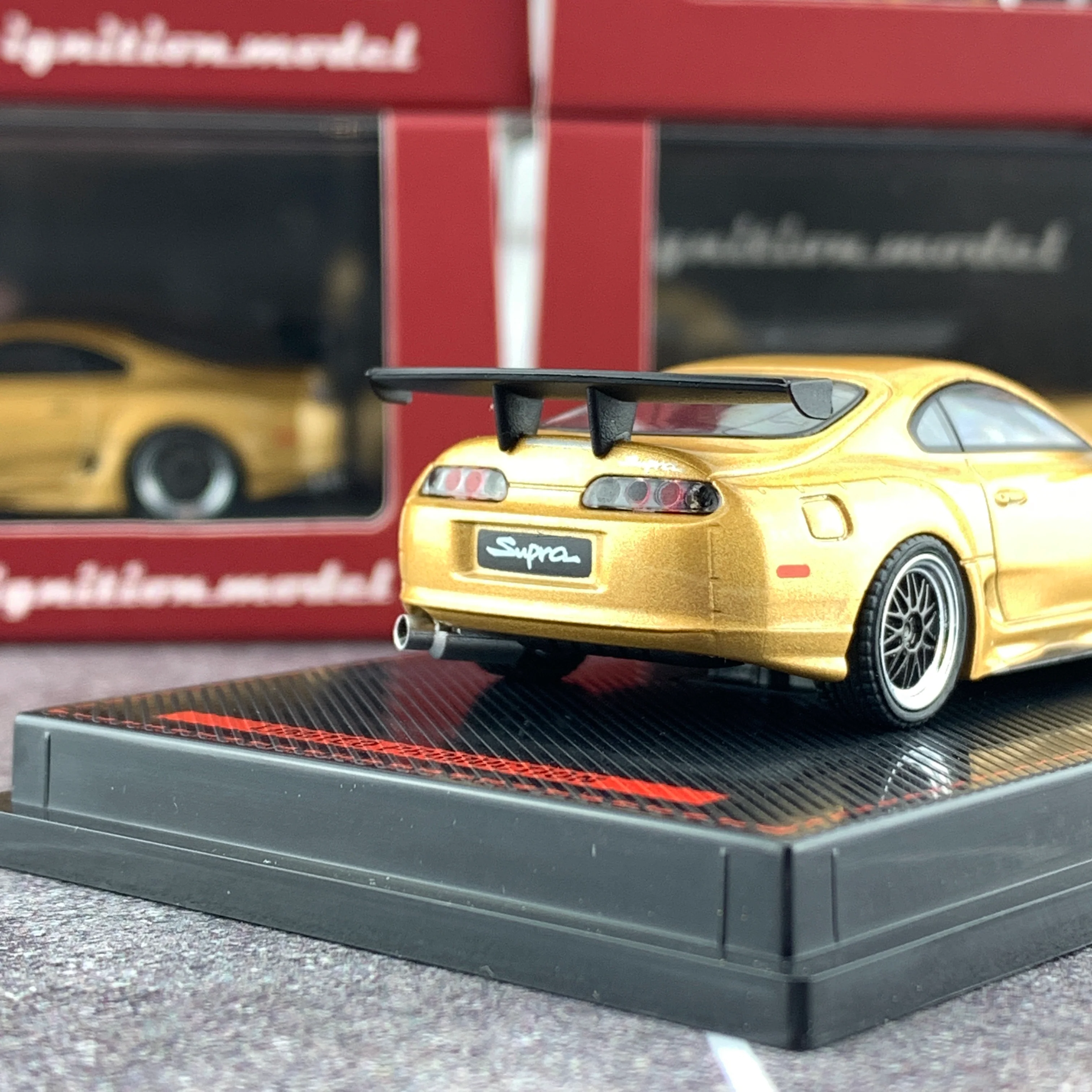 Ignition Model 1/64 Toyota Supra (JZA80) RZ Gold IG1866 - Image 5