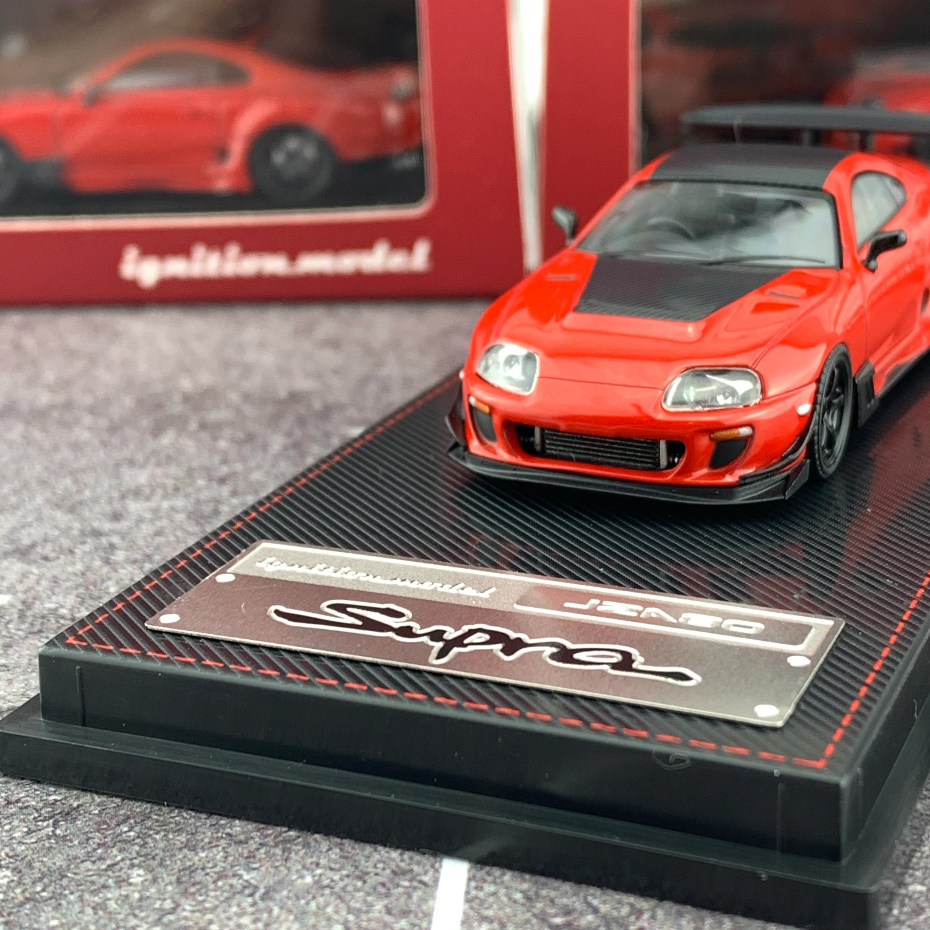 Ignition Model 1/64 Toyota Supra (JZA80) RZ Red IG1862 - Image 5