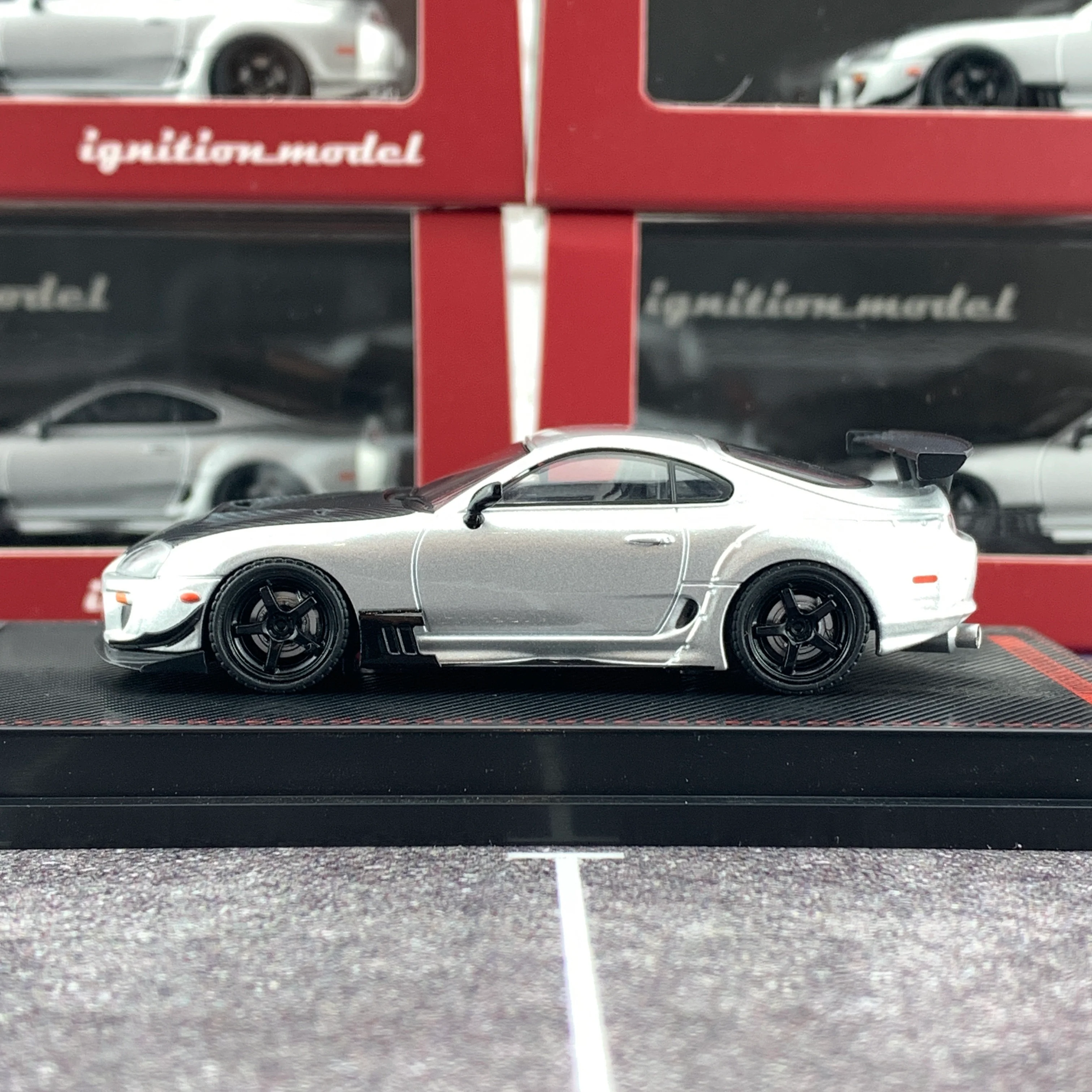 Ignition Model 1/64 Toyota Supra (JZA80) RZ Silver IG1861 - Image 2