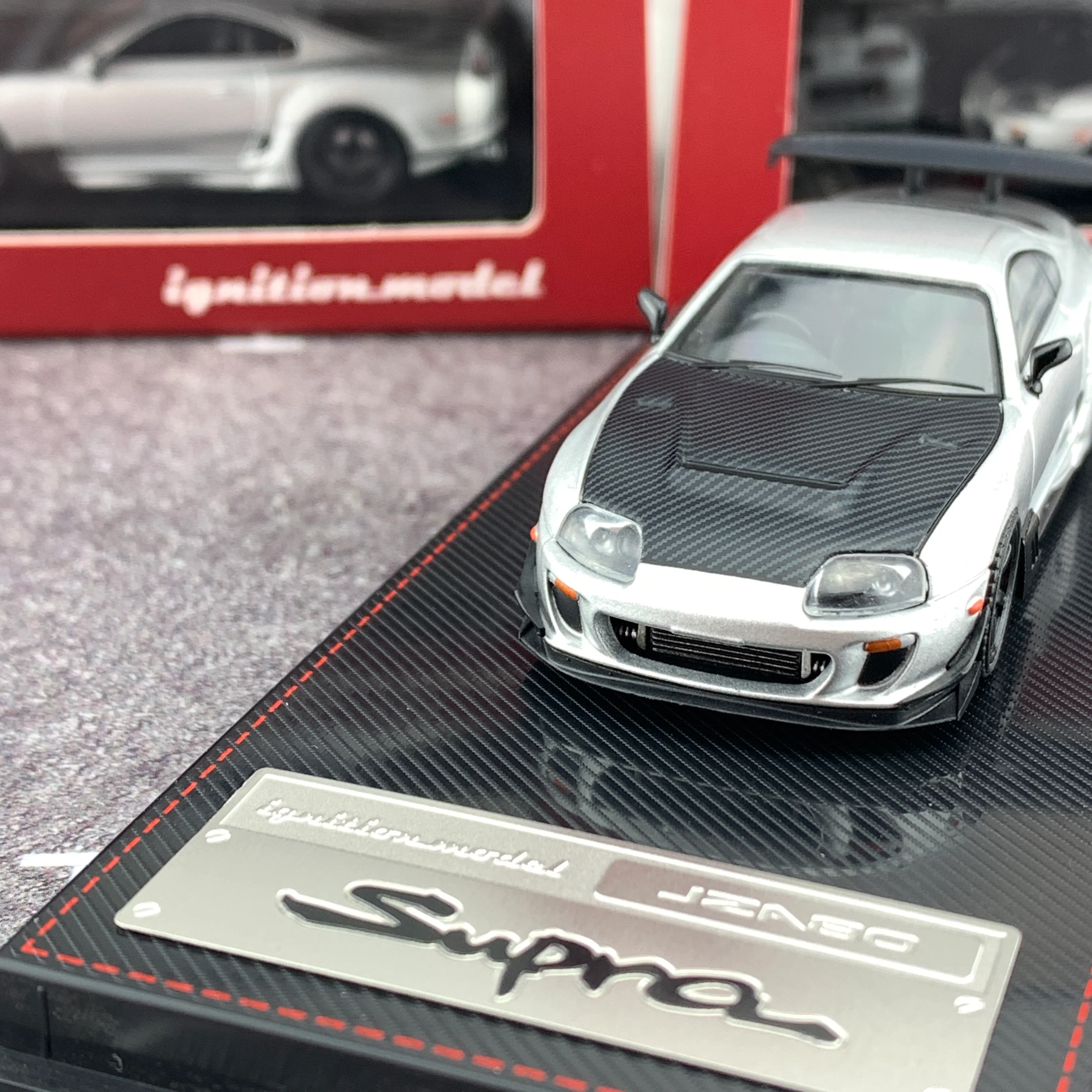 Ignition Model 1/64 Toyota Supra (JZA80) RZ Silver IG1861 - Image 4