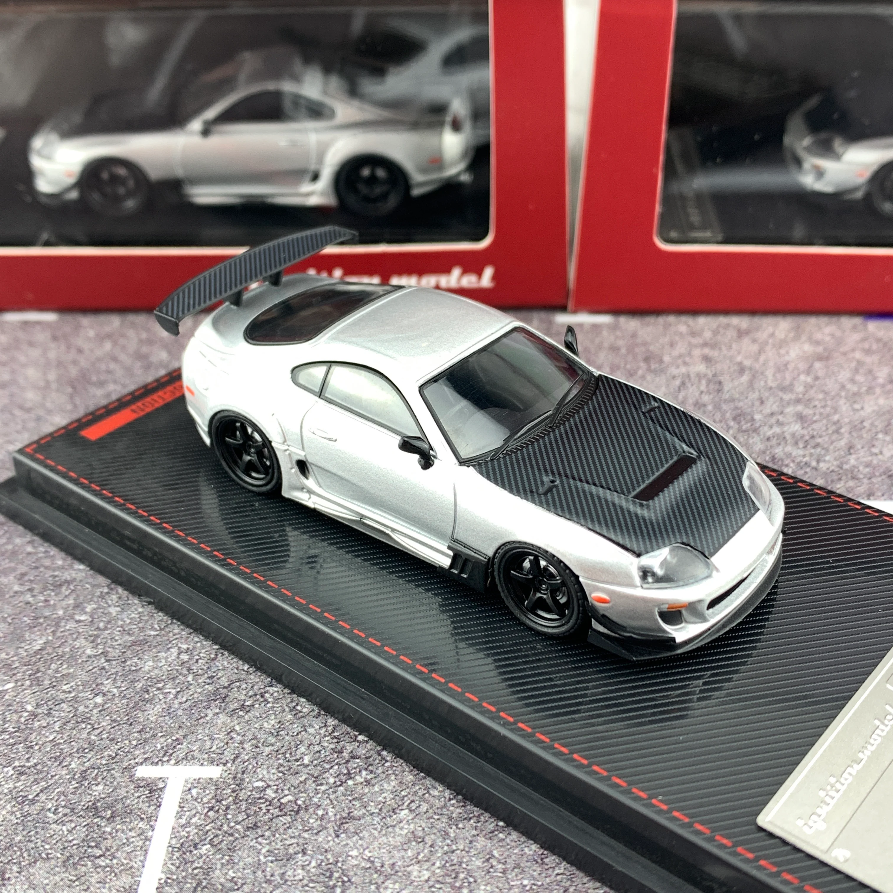 Ignition Model 1/64 Toyota Supra (JZA80) RZ Silver IG1861 - Image 6