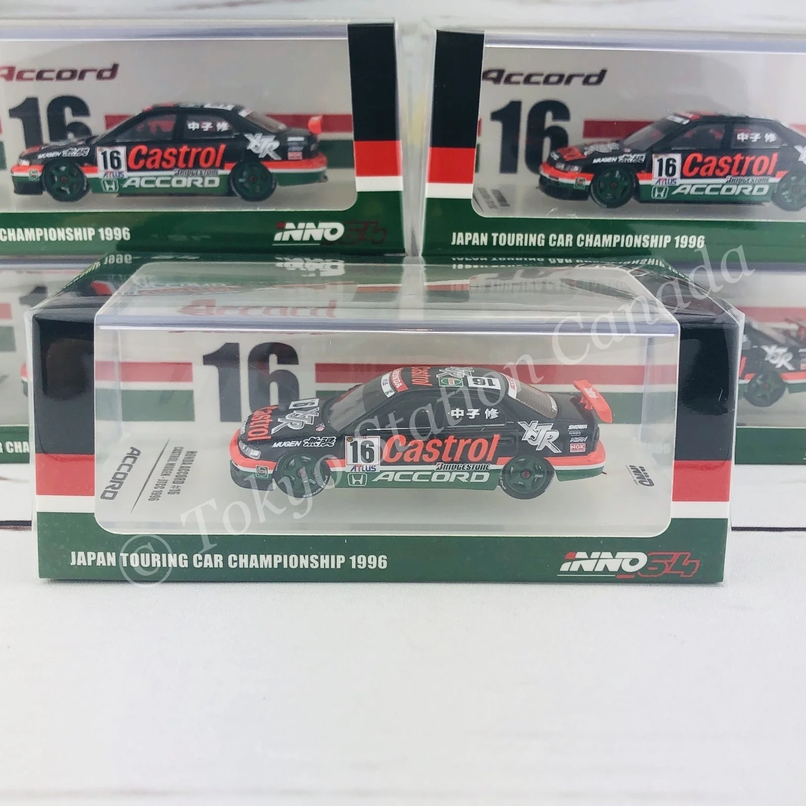 INNO64 HONDA ACCORD #16 MUGEN CASTROL JTCC 1996 IN64-CD6-MC96 - Image 7