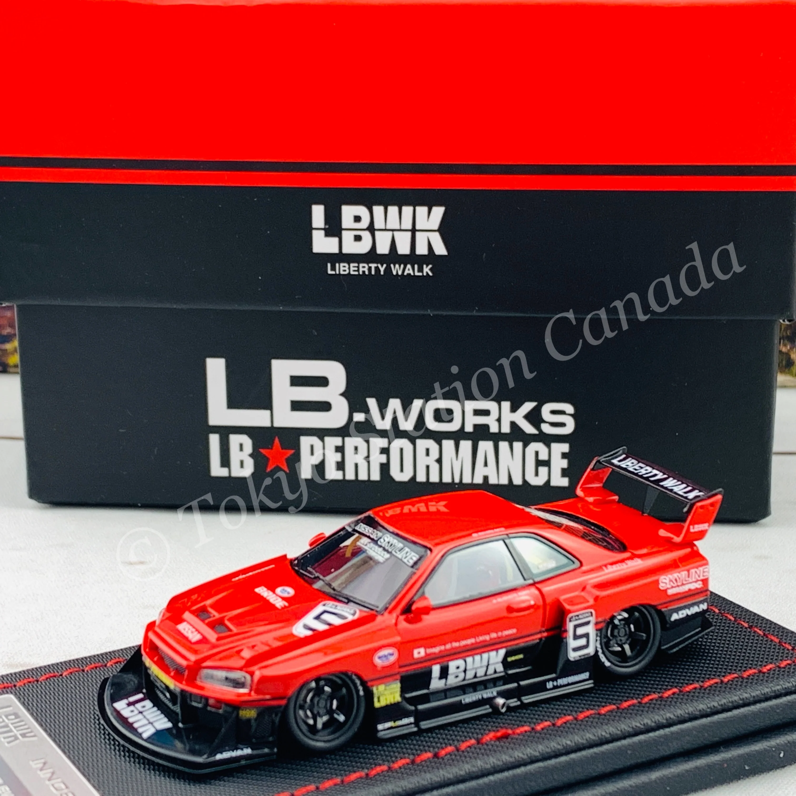 INNO64-R RESIN 1/64 NISSAN SKYLINE "LBWK" (ER34) SUPER SILHOUETTE IN64R-ER34-LBWK - Image 3