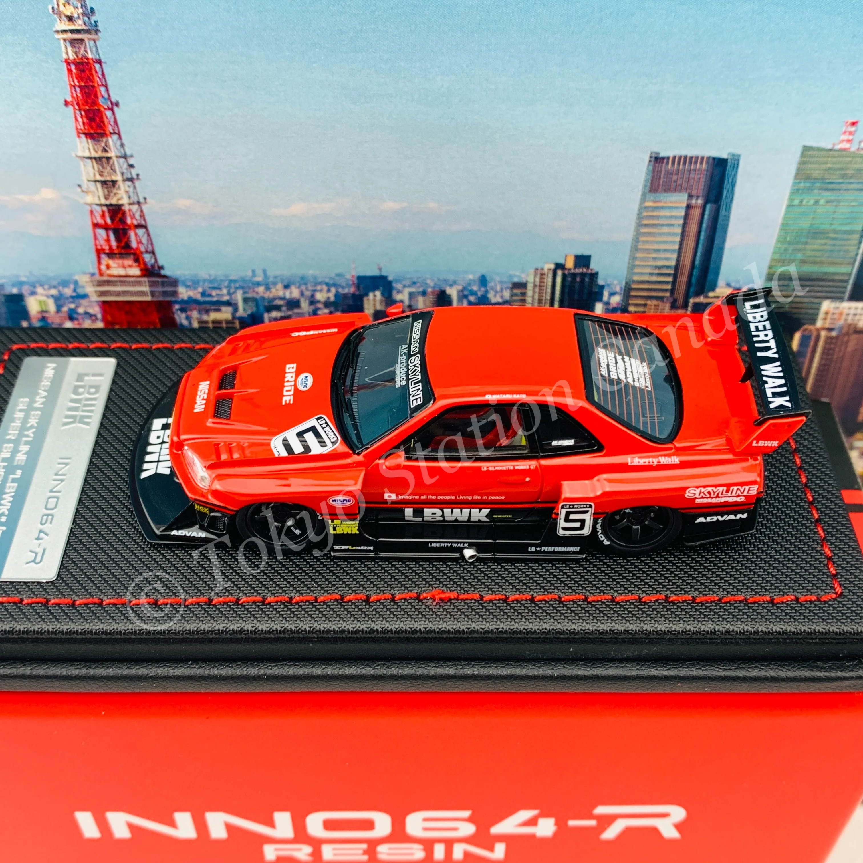 INNO64-R RESIN 1/64 NISSAN SKYLINE "LBWK" (ER34) SUPER SILHOUETTE IN64R-ER34-LBWK - Image 6