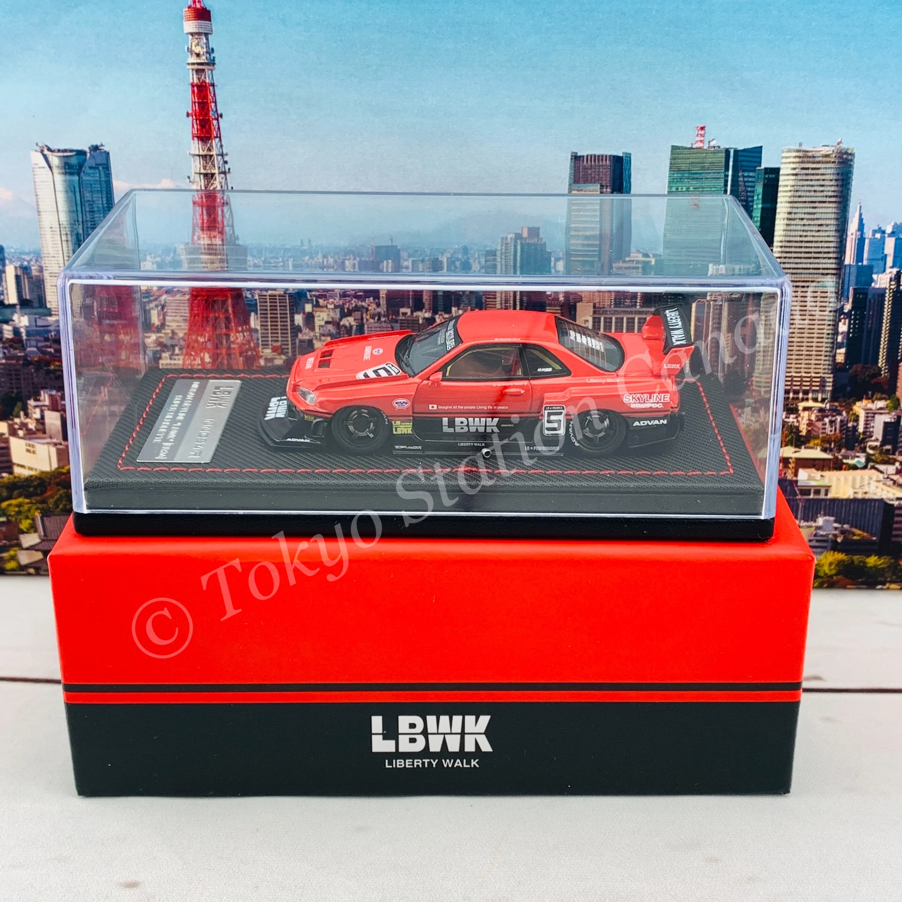 INNO64-R RESIN 1/64 NISSAN SKYLINE "LBWK" (ER34) SUPER SILHOUETTE IN64R-ER34-LBWK - Image 8