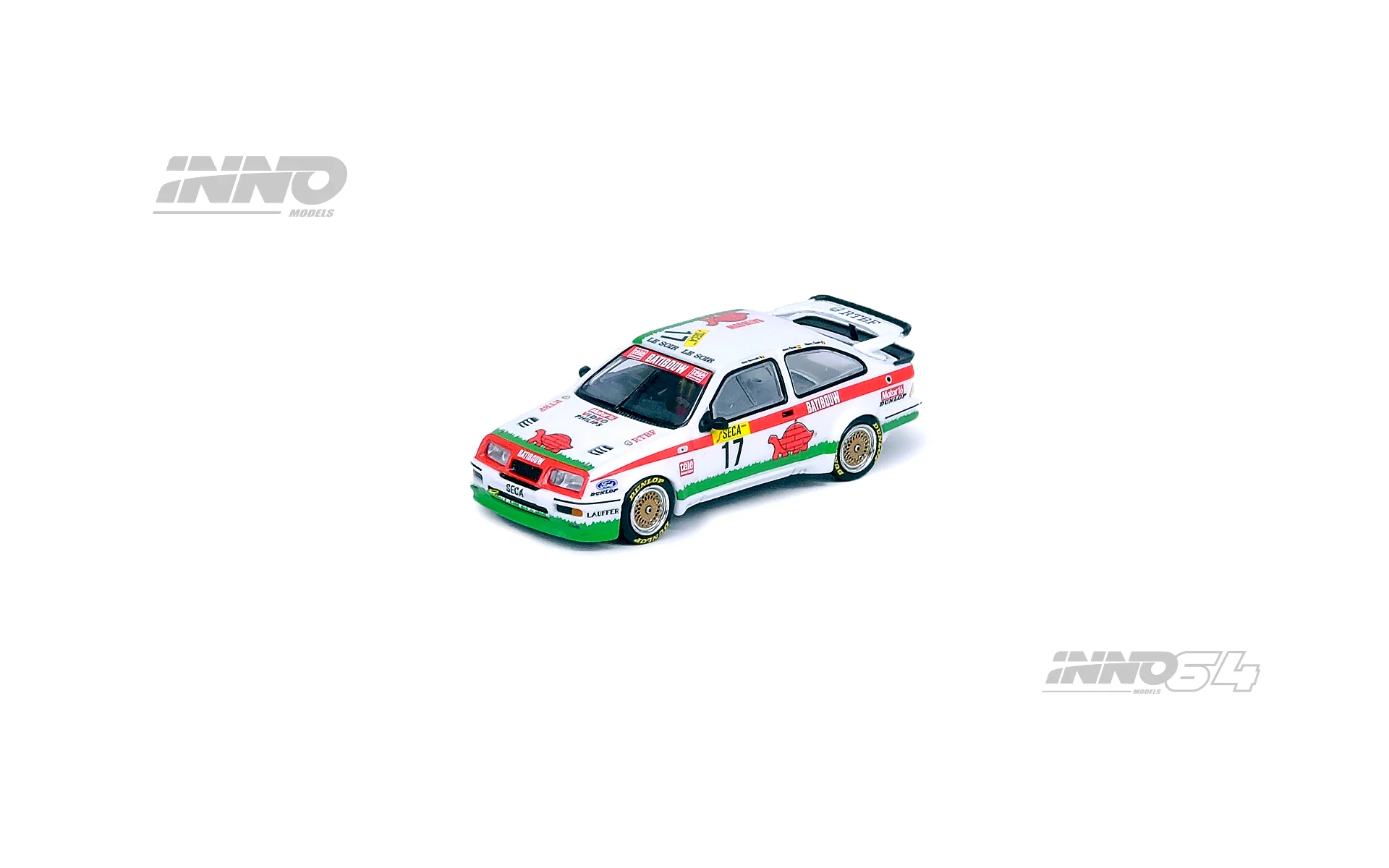 INNO64 1/64 FORD SIERRA RS COSWORTH #17 WTCC 1984 SPA 24 HEURES IN64-RS500-BATI - Image 2