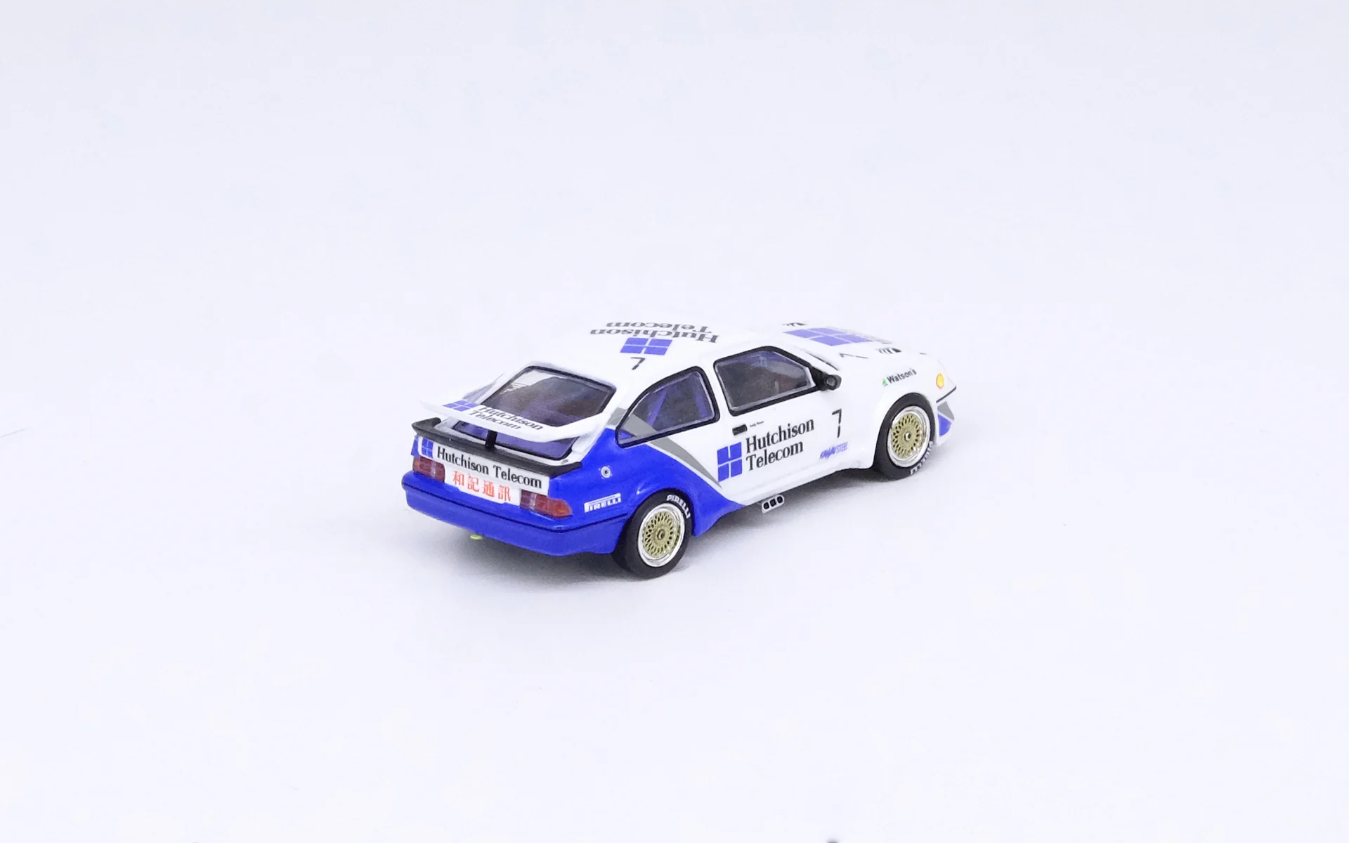 INNO64 1/64 FORD SIERRA RS500 CORSWOTH #7 "Hutchison Telecom" Macau Guia Race 1989 Macau Grand Prix 2022 Special Edition IN64-RS500-MGP22HT - Image 3