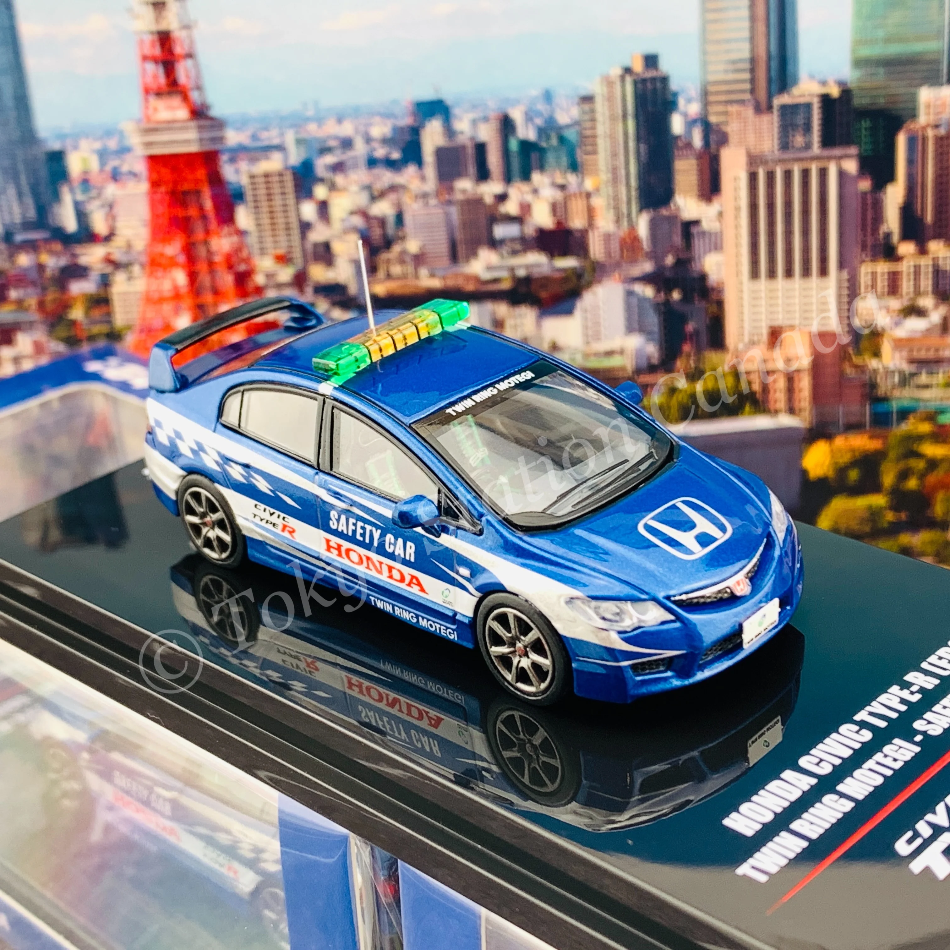INNO64 1/64 HONDA CIVIC Type-R FD2 Twin Ring Motegi Safety Car 2014 IN64-FD2-TRMSC - Image 4