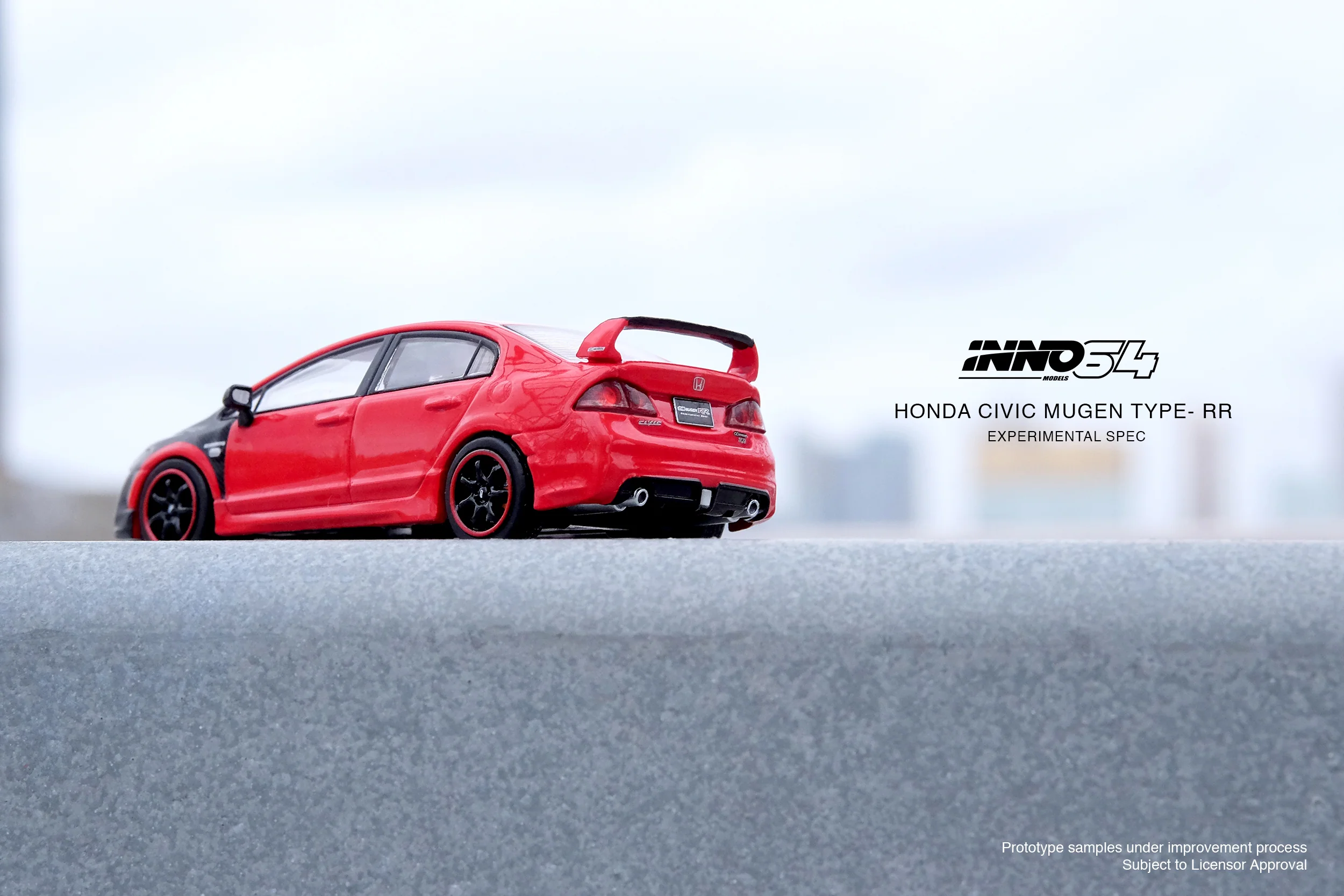 INNO64 1/64 HONDA CIVIC Type-RR FD2 MUGEN RR Experimental Spec 2008 IN64-FD2R-RRES - Image 2