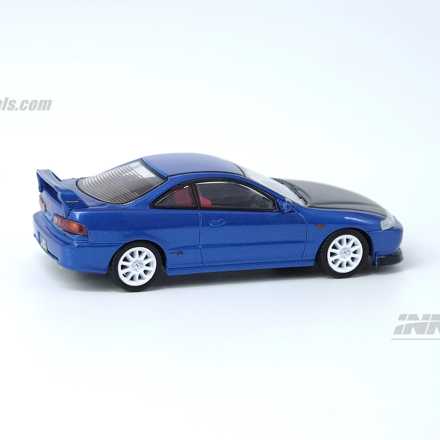 INNO64 1/64 HONDA INTEGRA TYPE-R DC2 Blue W/ Extra wheels and Extra decals IN64-DC2-BLU - Image 7
