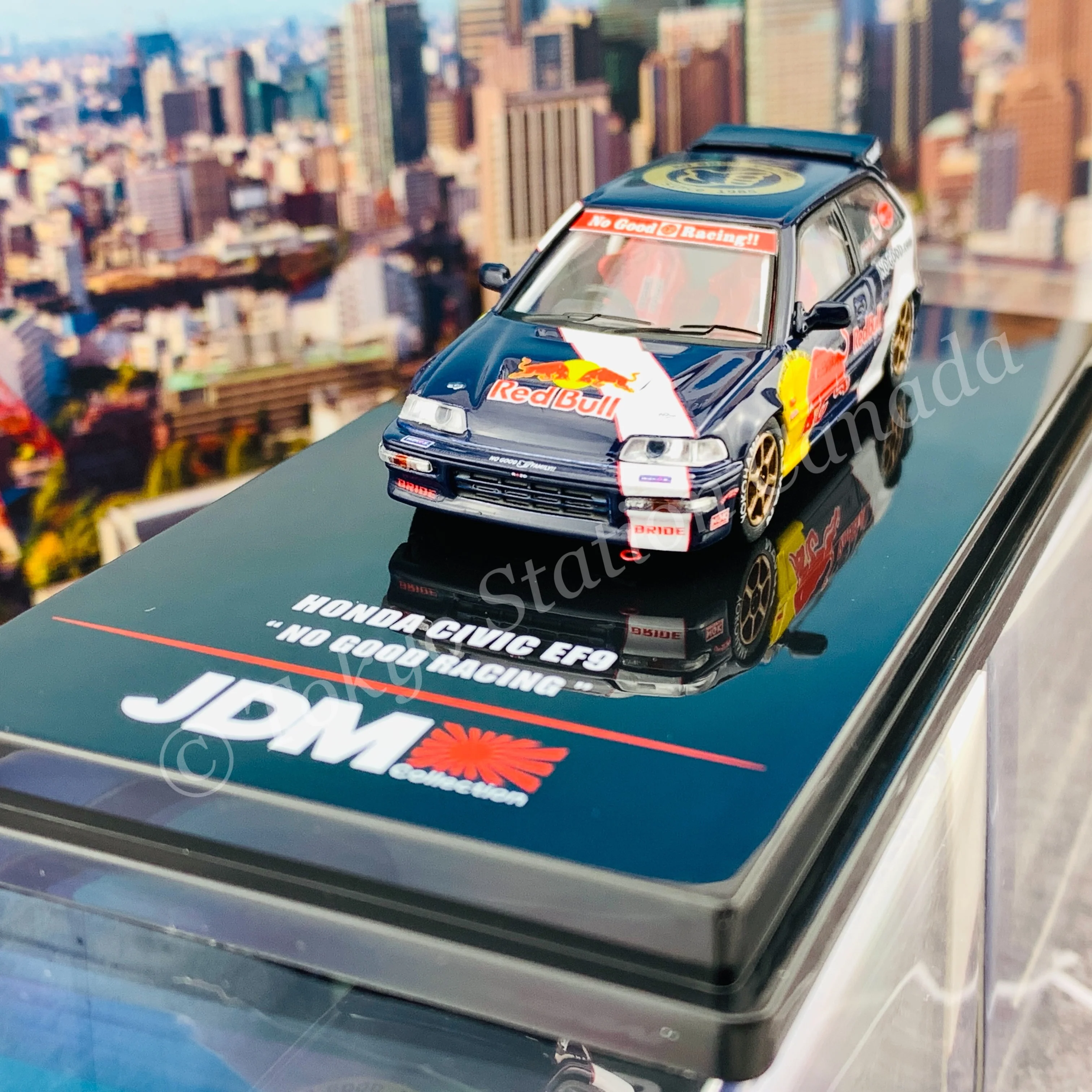 INNO64 1/64 JDM Collection HONDA CIVIC EF9 "NO GOOD RACING" IN64-EF9-JDM09 - Image 2
