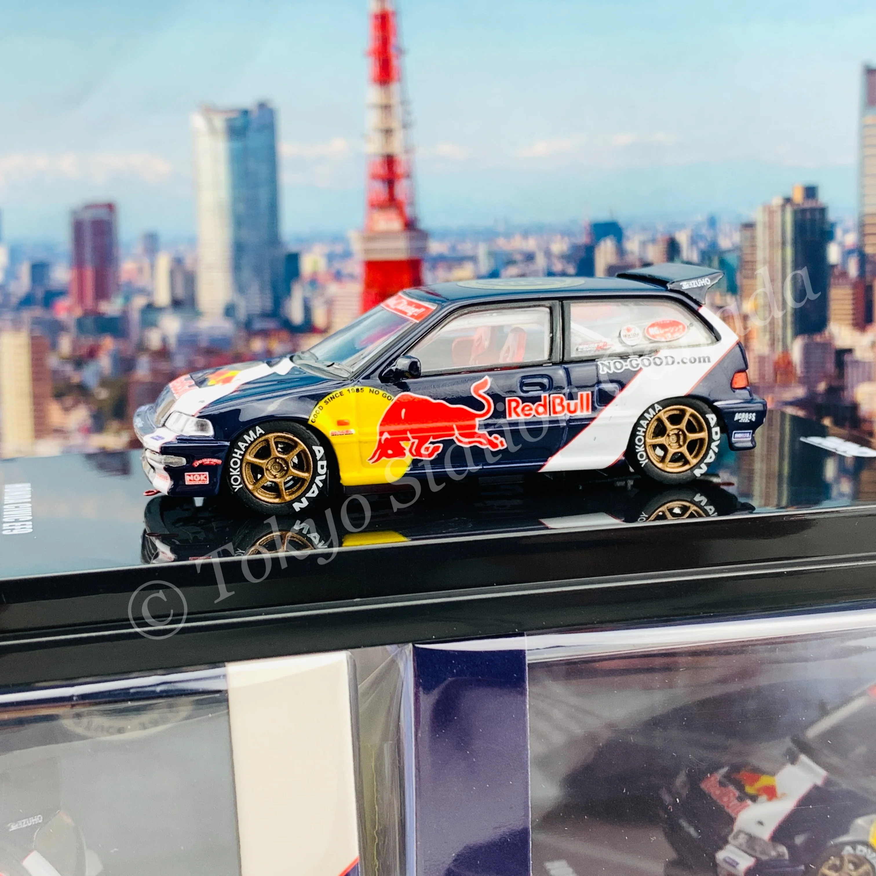 INNO64 1/64 JDM Collection HONDA CIVIC EF9 "NO GOOD RACING" IN64-EF9-JDM09 - Image 3