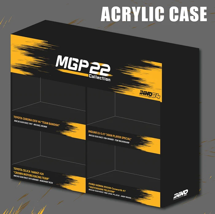 INNO64 1/64 MACAU GRAND PRIX 2022 SPECIAL EDTION BOX SET Limited Produced to 300pcs (with acrylic case) IN64-BOXSET-MGP22 - Image 2