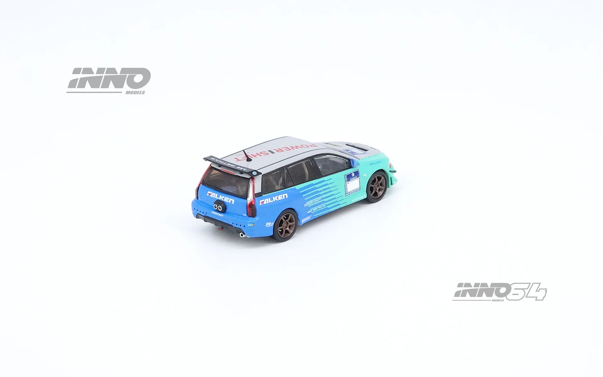 INNO64 1/64 MITSUBISHI LANCER EVOLUTION IX Wagon "FALKEN" Livery IN64-EVO9W-FAL - Image 3