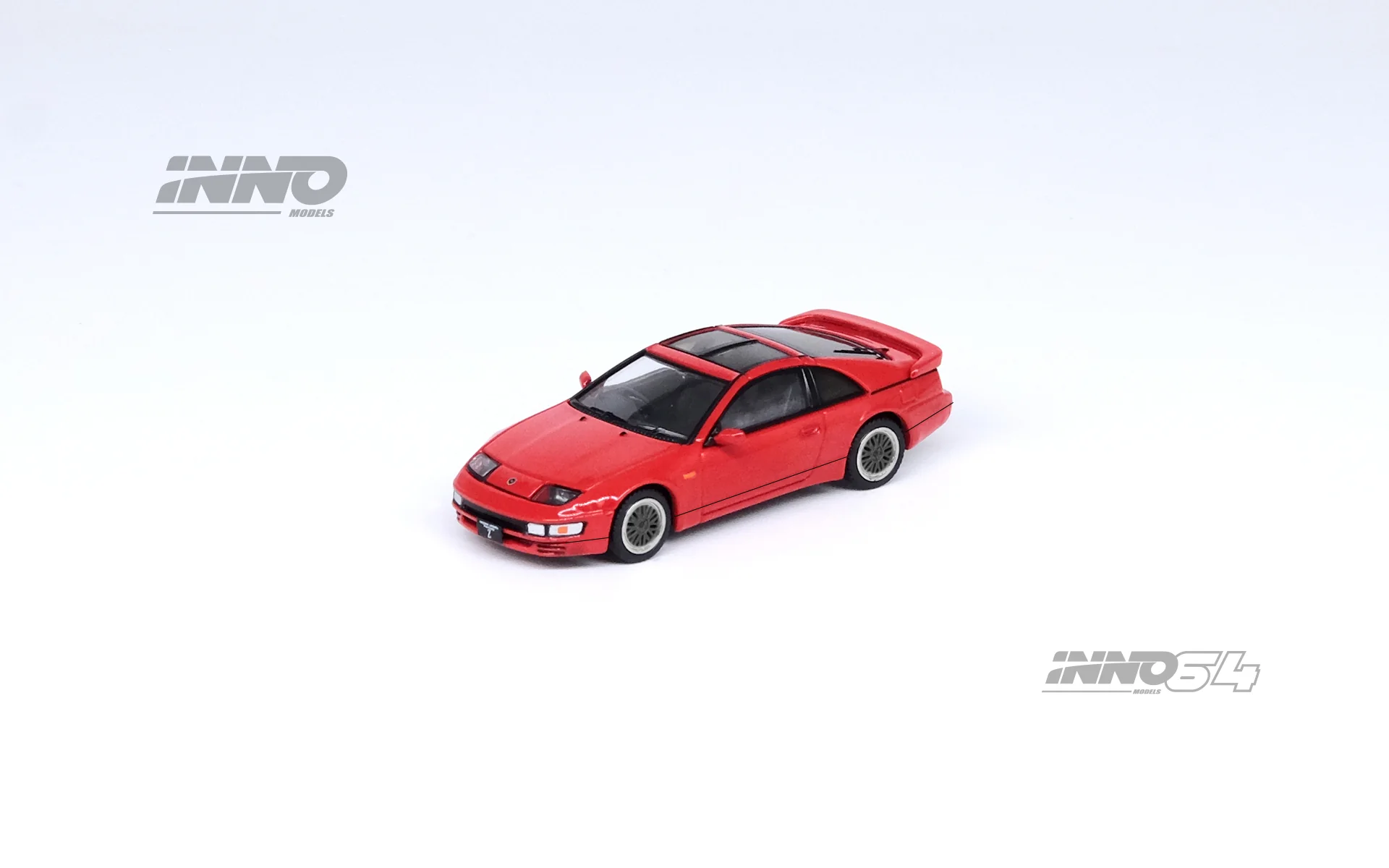 INNO64 1/64 NISSAN FAIRLADY Z (Z32) Aztec Red With Extra Wheels IN64-300ZX-AZRE - Image 2