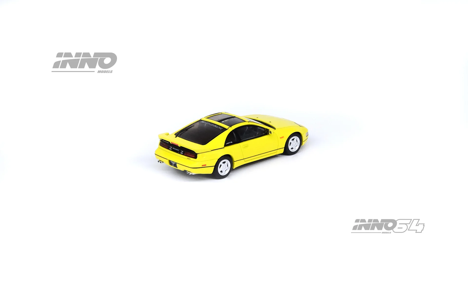INNO64 1/64 NISSAN FAIRLADY Z (Z32) Yellow Pearlglow With Extra Wheels IN64-300ZX-YLPG - Image 4