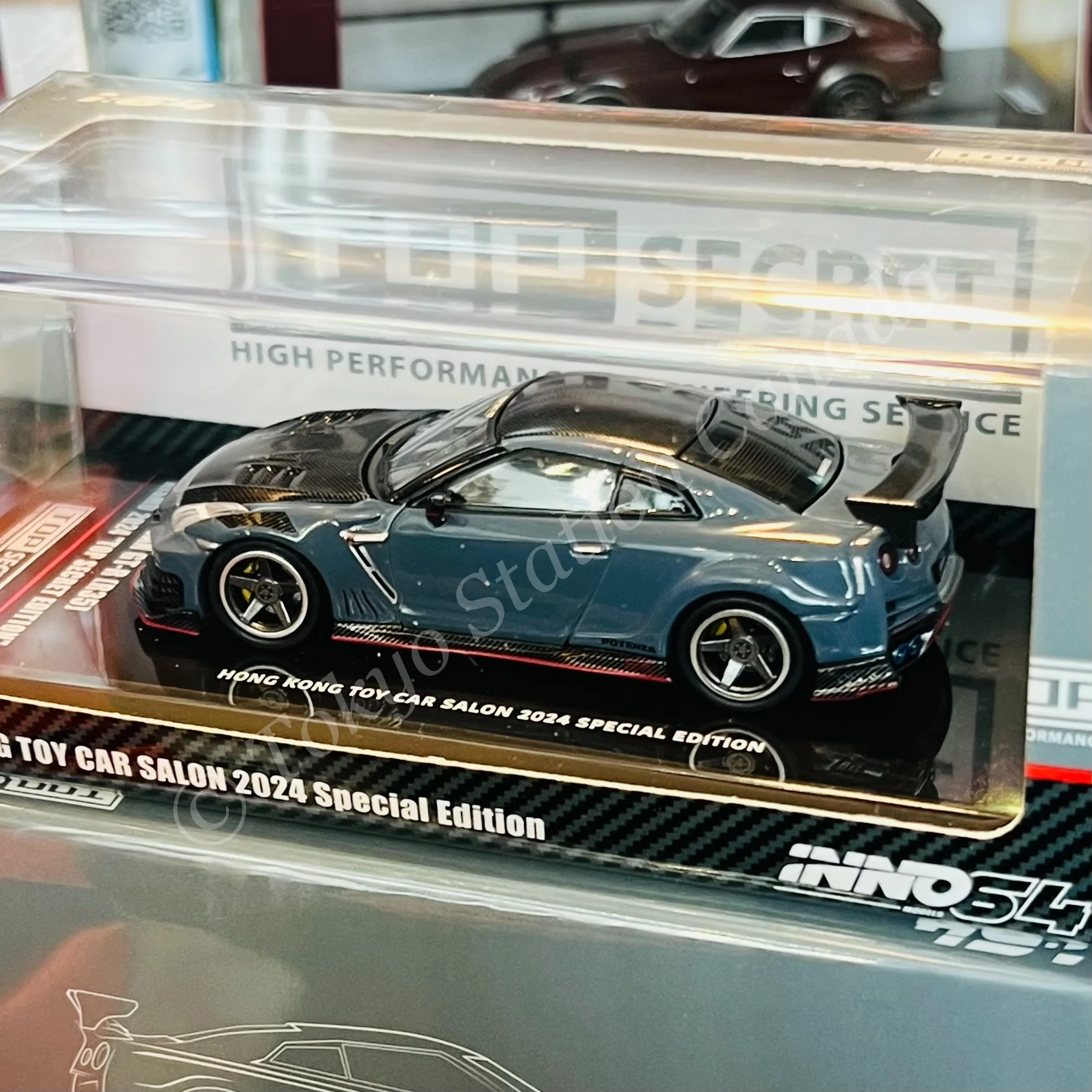 INNO64 1/64 NISSAN GT-R (R35) "TOP SECRET EDITION" Hong Kong Toy Car Salon 2024 Special Edition IN64-R35TS-HKTS24 - Image 2