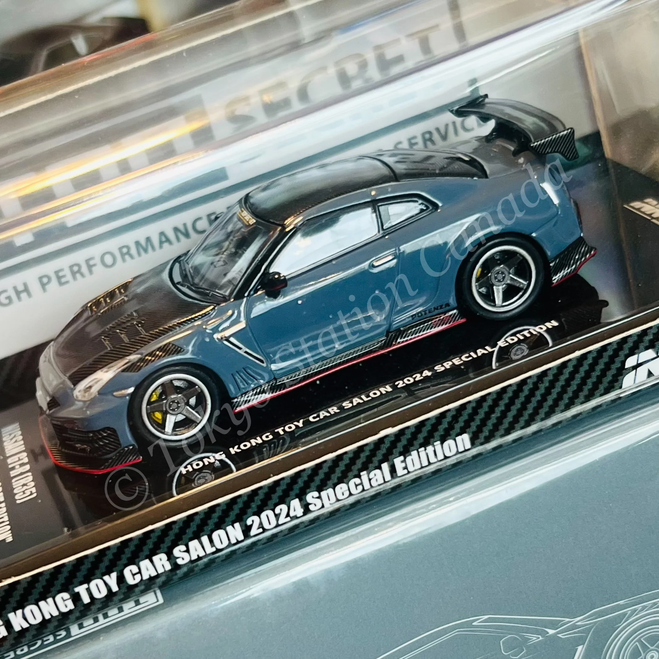INNO64 1/64 NISSAN GT-R (R35) "TOP SECRET EDITION" Hong Kong Toy Car Salon 2024 Special Edition IN64-R35TS-HKTS24 - Image 3