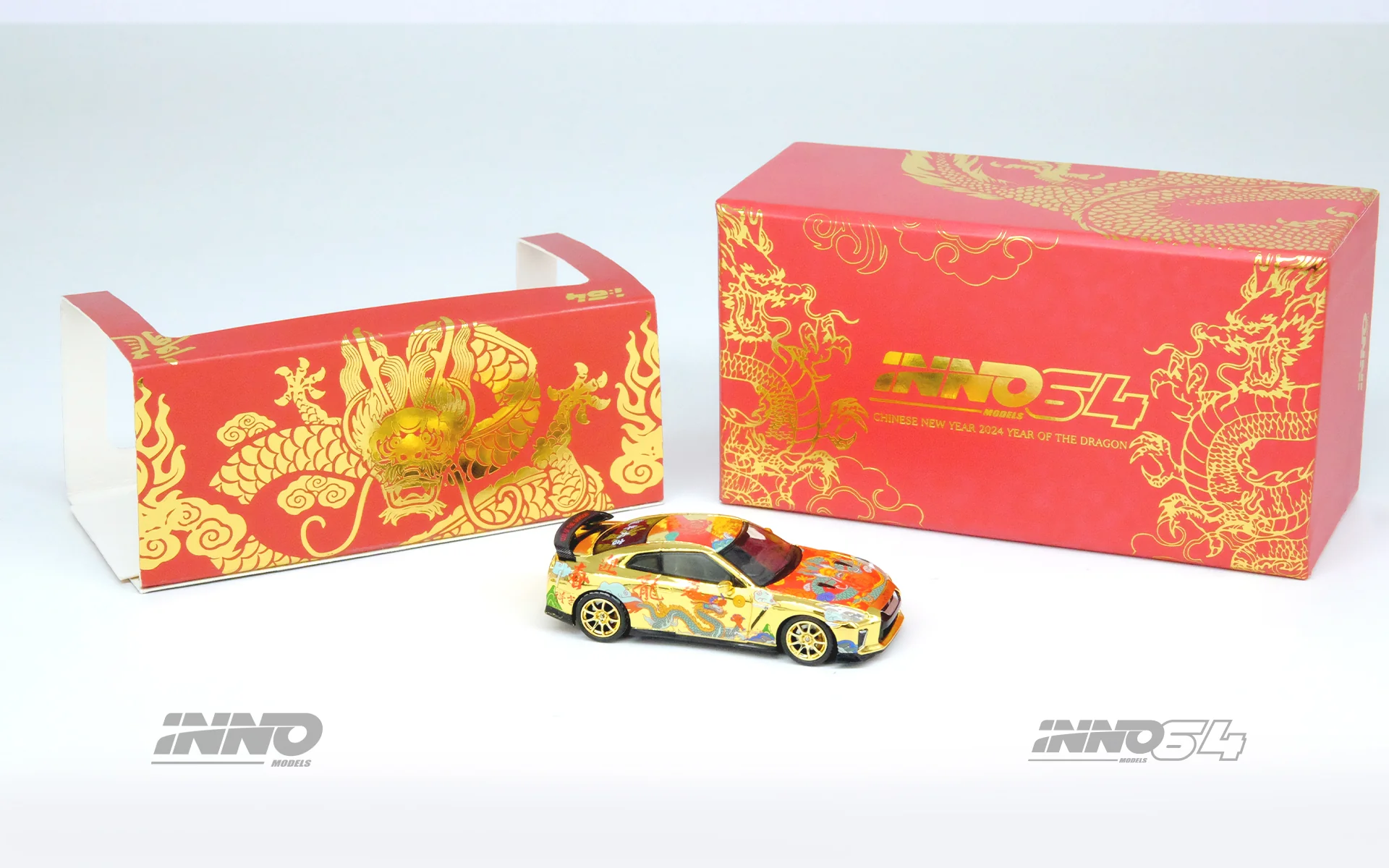 INNO64 1/64 NISSAN GT-R (R35) Year Of The Dragon Special 2024 CNY Edition IN64-R35-CNY24 - Image 7