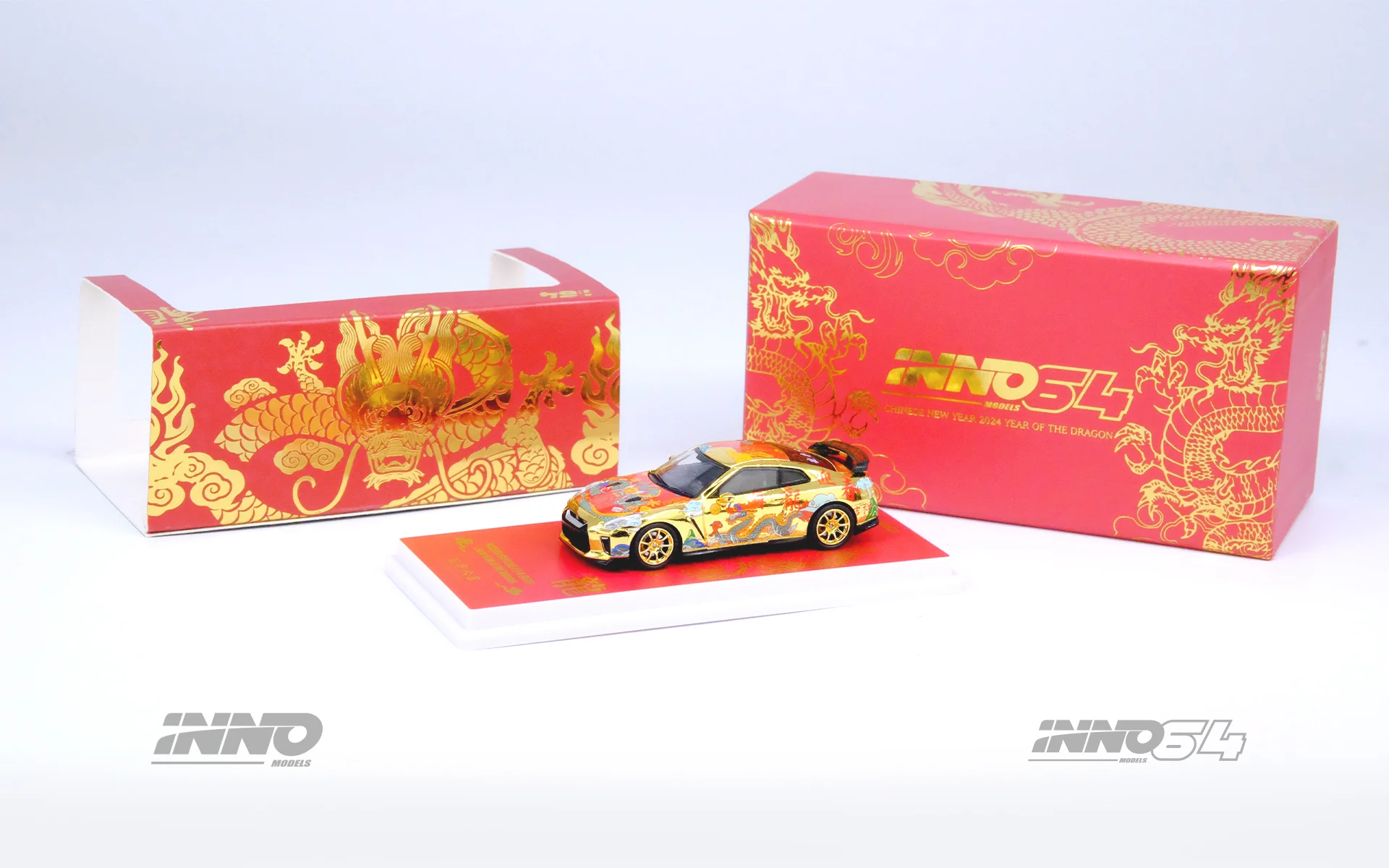 INNO64 1/64 NISSAN GT-R (R35) Year Of The Dragon Special 2024 CNY Edition IN64-R35-CNY24 - Image 8