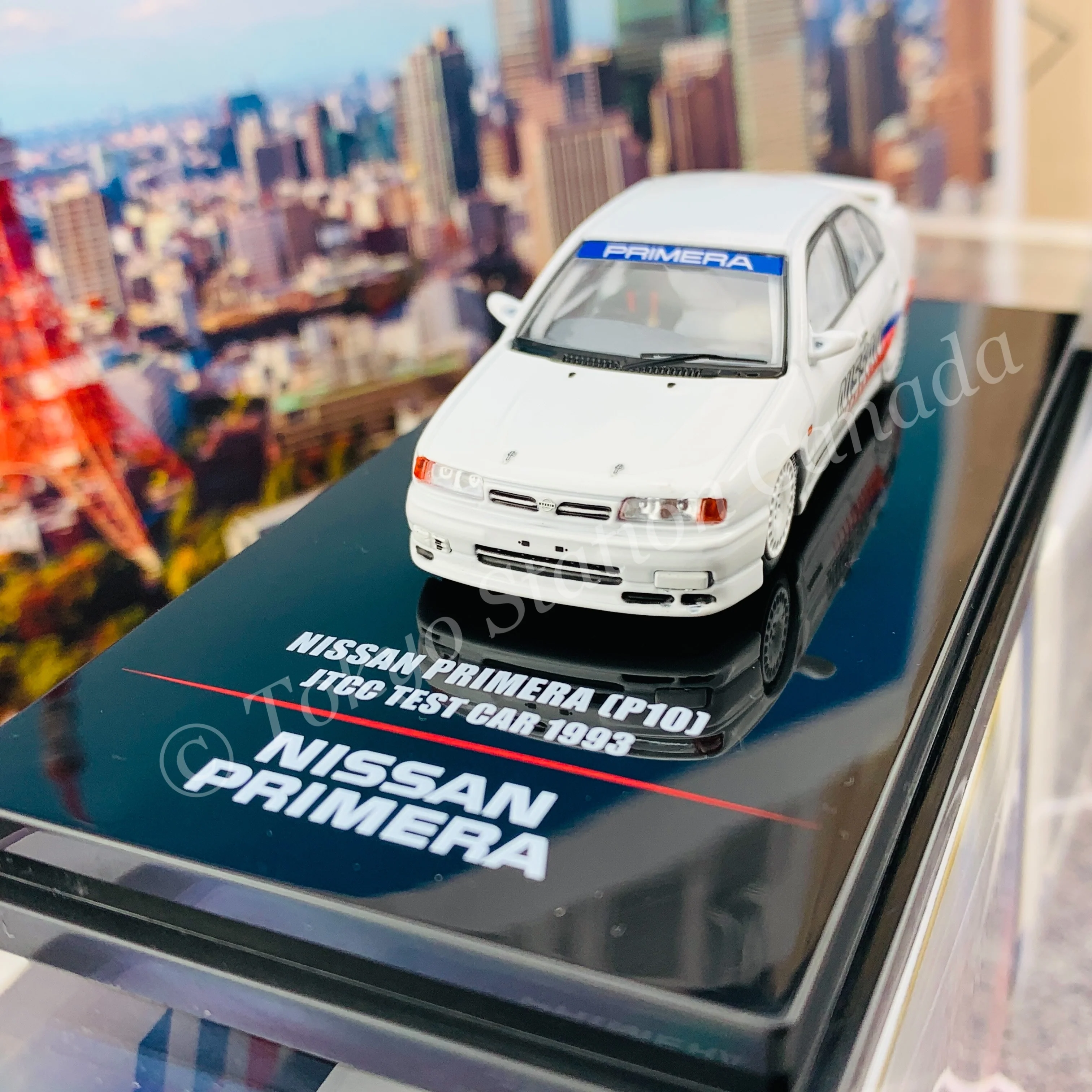 INNO64 1/64 NISSAN PRIMERA (P10) JTCC Test Car 1993 IN64-P10-TC - Image 3