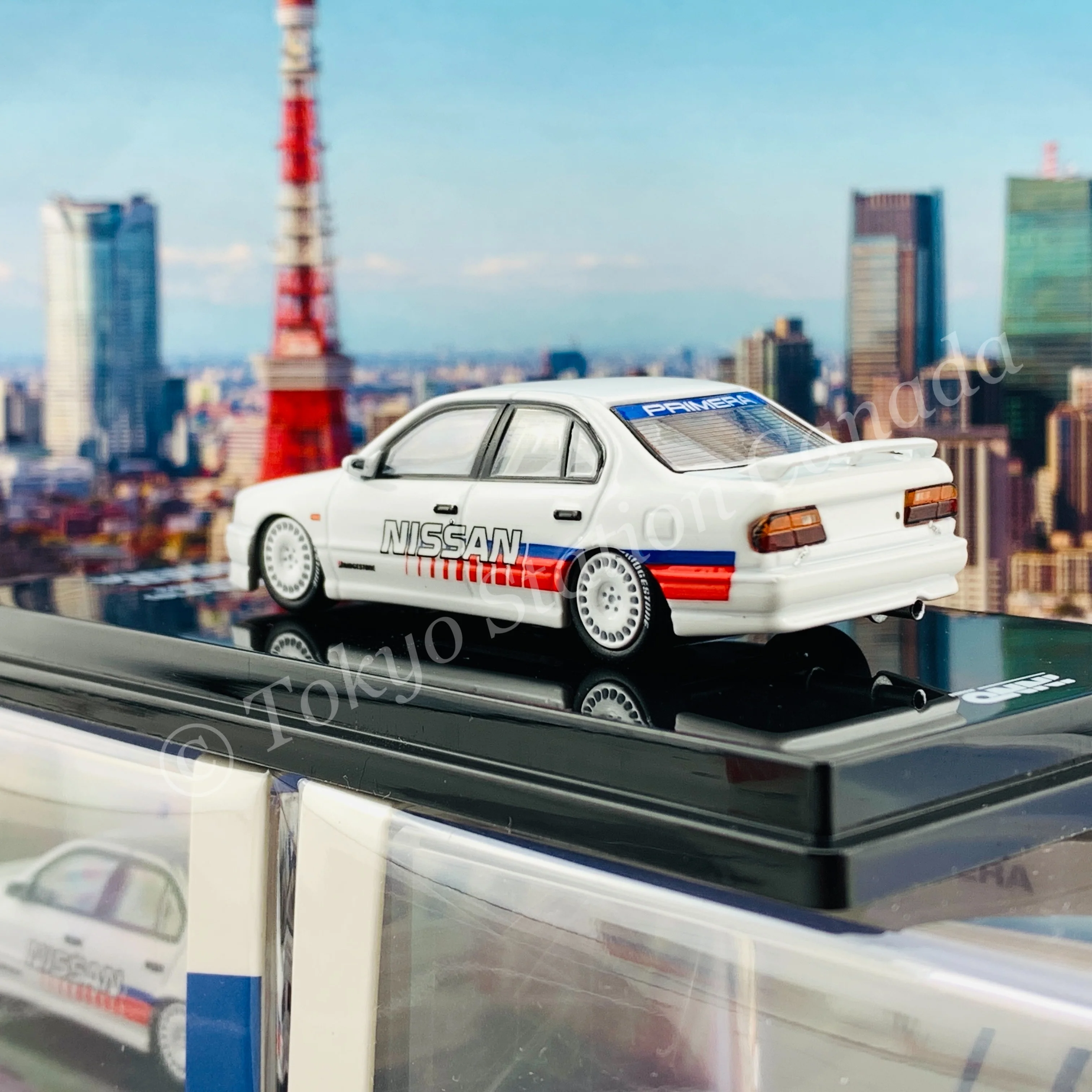 INNO64 1/64 NISSAN PRIMERA (P10) JTCC Test Car 1993 IN64-P10-TC - Image 5