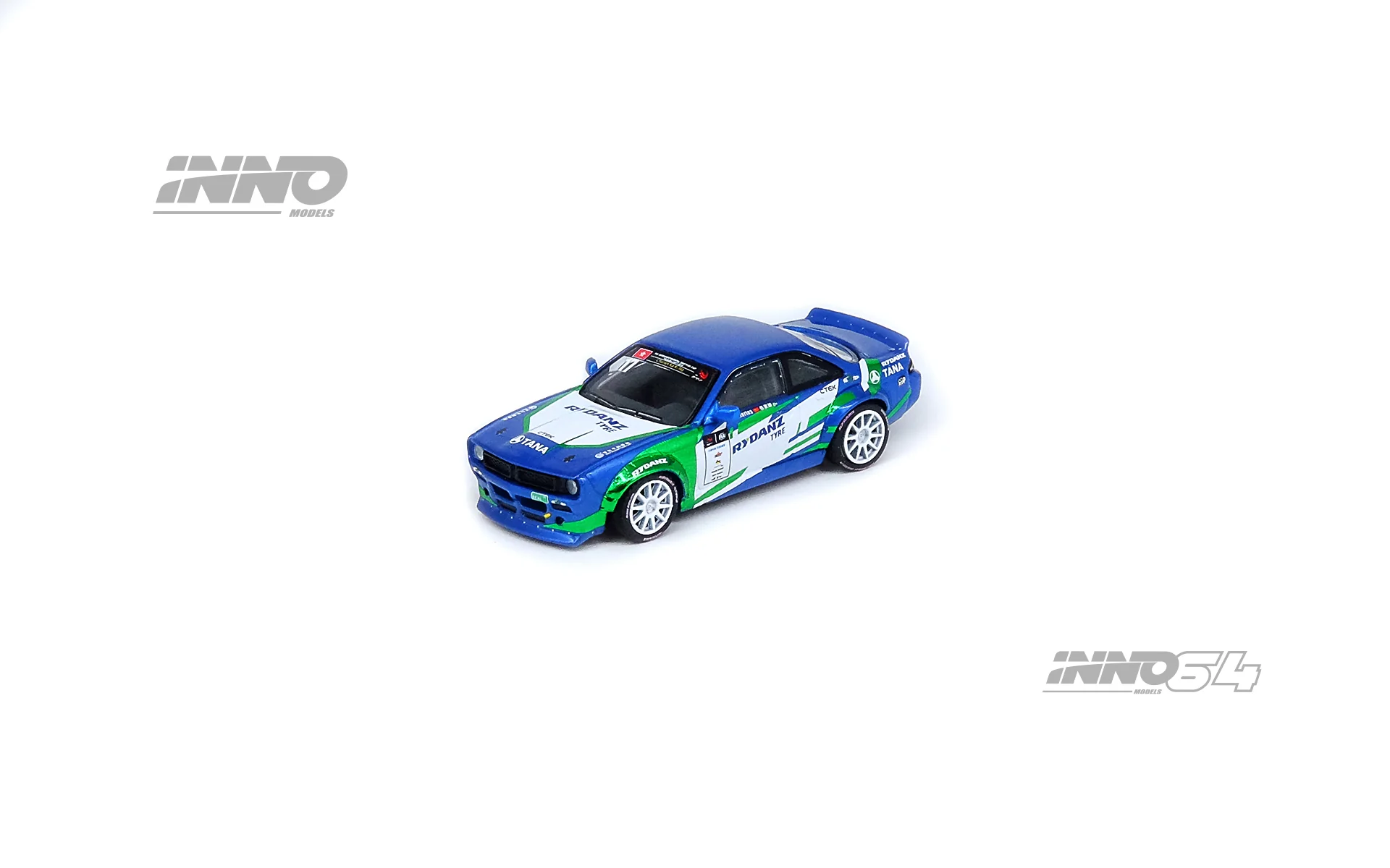 INNO64 1/64 NISSAN SILVIA S14 Boss FIA Intercontinental Drifting Cup 2019 Charles Ng IN64-S14B-CNG19 - Image 2