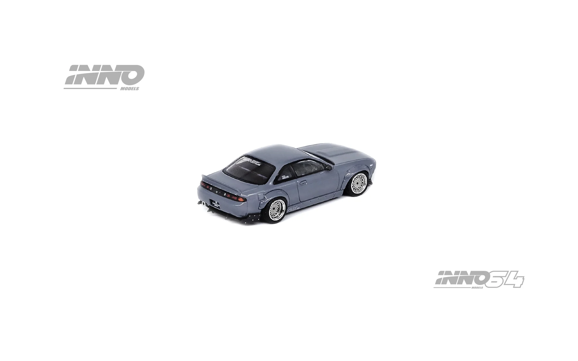 INNO64 1/64 NISSAN SILVIA S14 ROCKET BUNNY BOSS AERO Grey IN64-S14B-GREY - Image 3