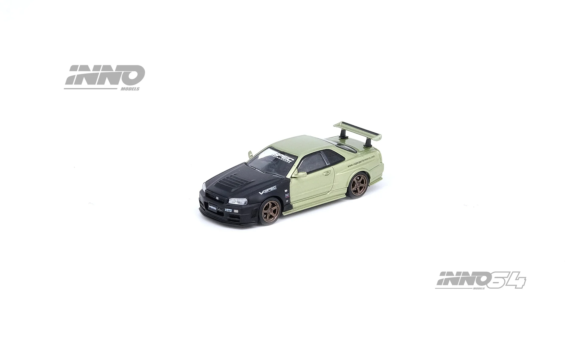 INNO64 1/64 NISSAN SKYLINE GT-R (R34) M-SPEC NUR Tuned by NISMO OMORI FACTORY IN64-R34MS-NOF - Image 4