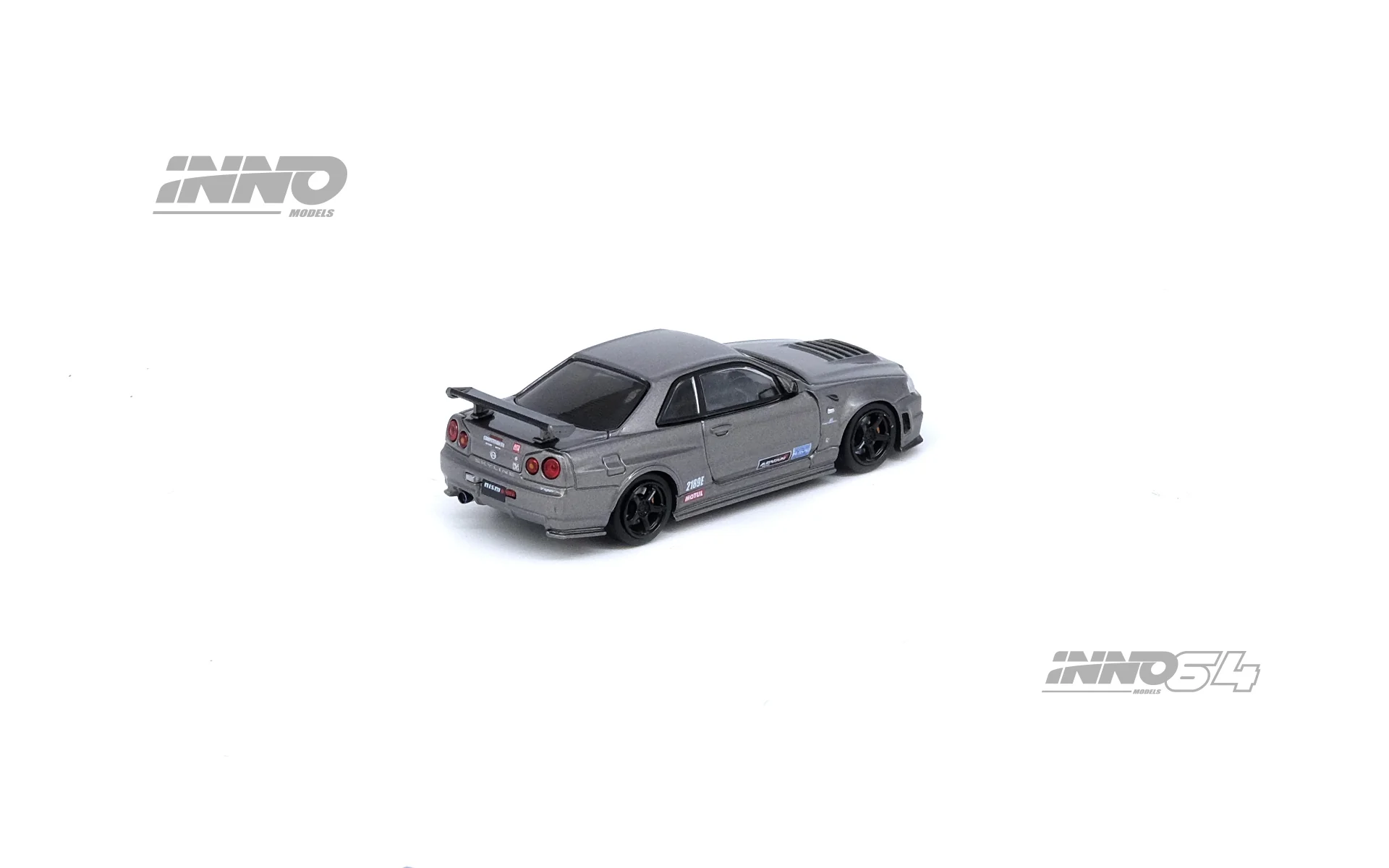 INNO64 1/64 NISSAN SKYLINE GT-R (R34) OMORI FACTORY "CLUBMAN RACE SPEC" IN64-R34-OFCRS - Image 4