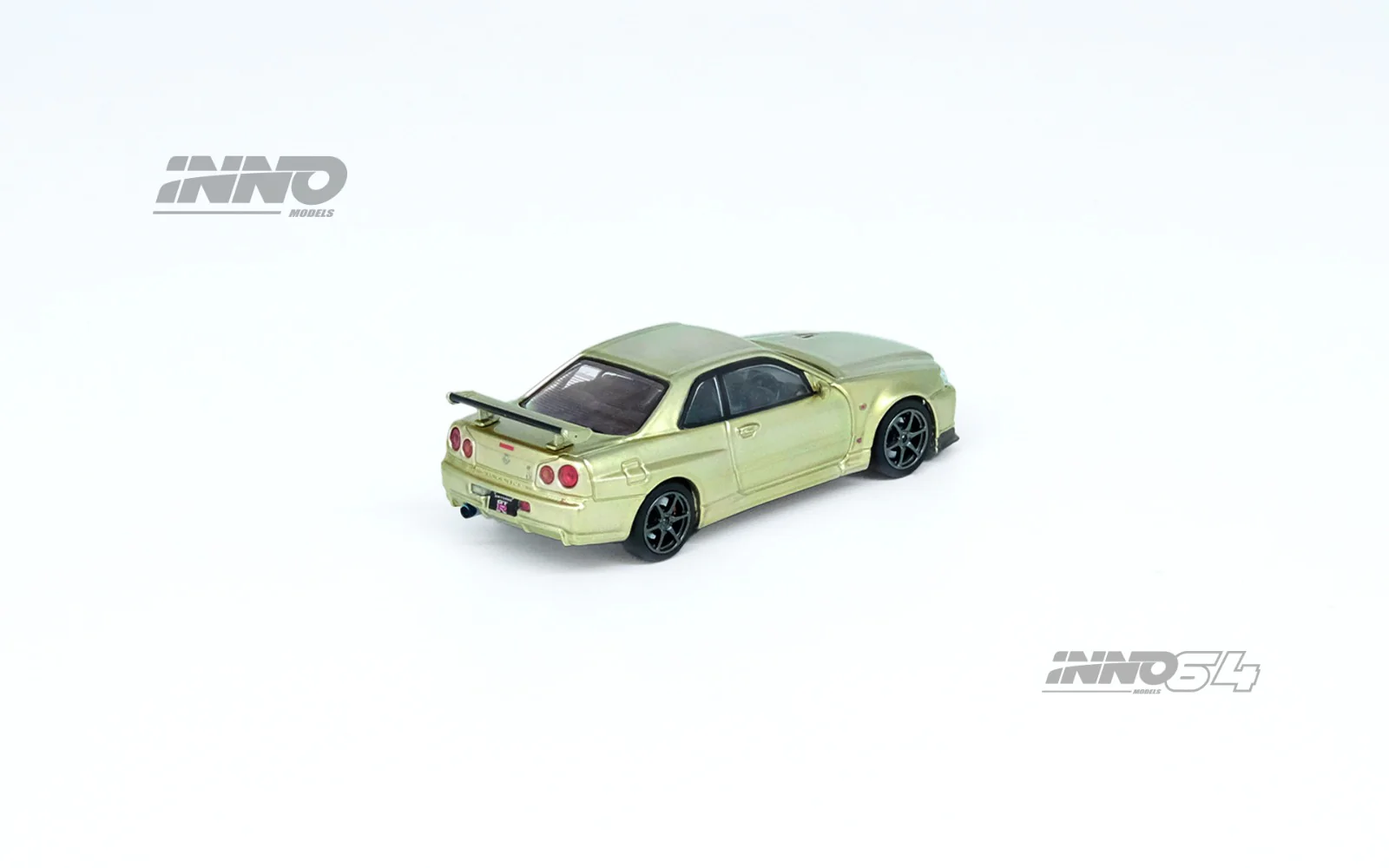 INNO64 1/64 NISSAN SKYLINE GT-R (R34) V-Spec II Nür Millennium Jade IN64-R34VS-MJADE - Image 3
