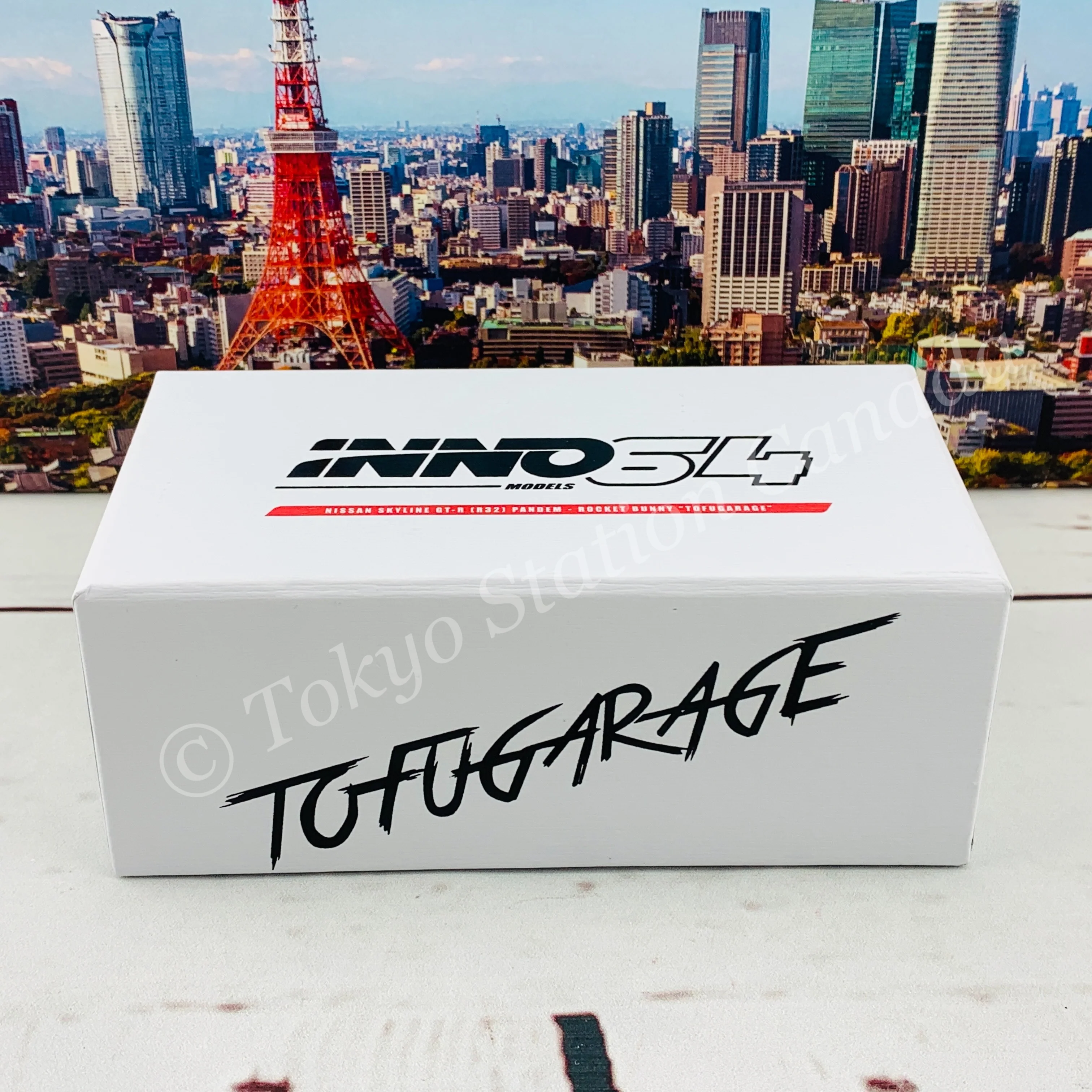 INNO64 1/64 NISSAN SKYLINE GTR R32 PANDEM "TOFUGARAGE"  IN64-R32P-TFGR - Image 7