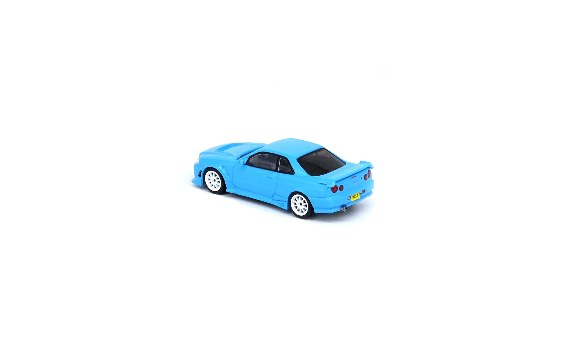 INNO64 1/64 Nissan Skyline R34 Baby Blue Hong Kong ToyCar Salon 2022 Event Edtion IN64-R34-BBBL - Image 3