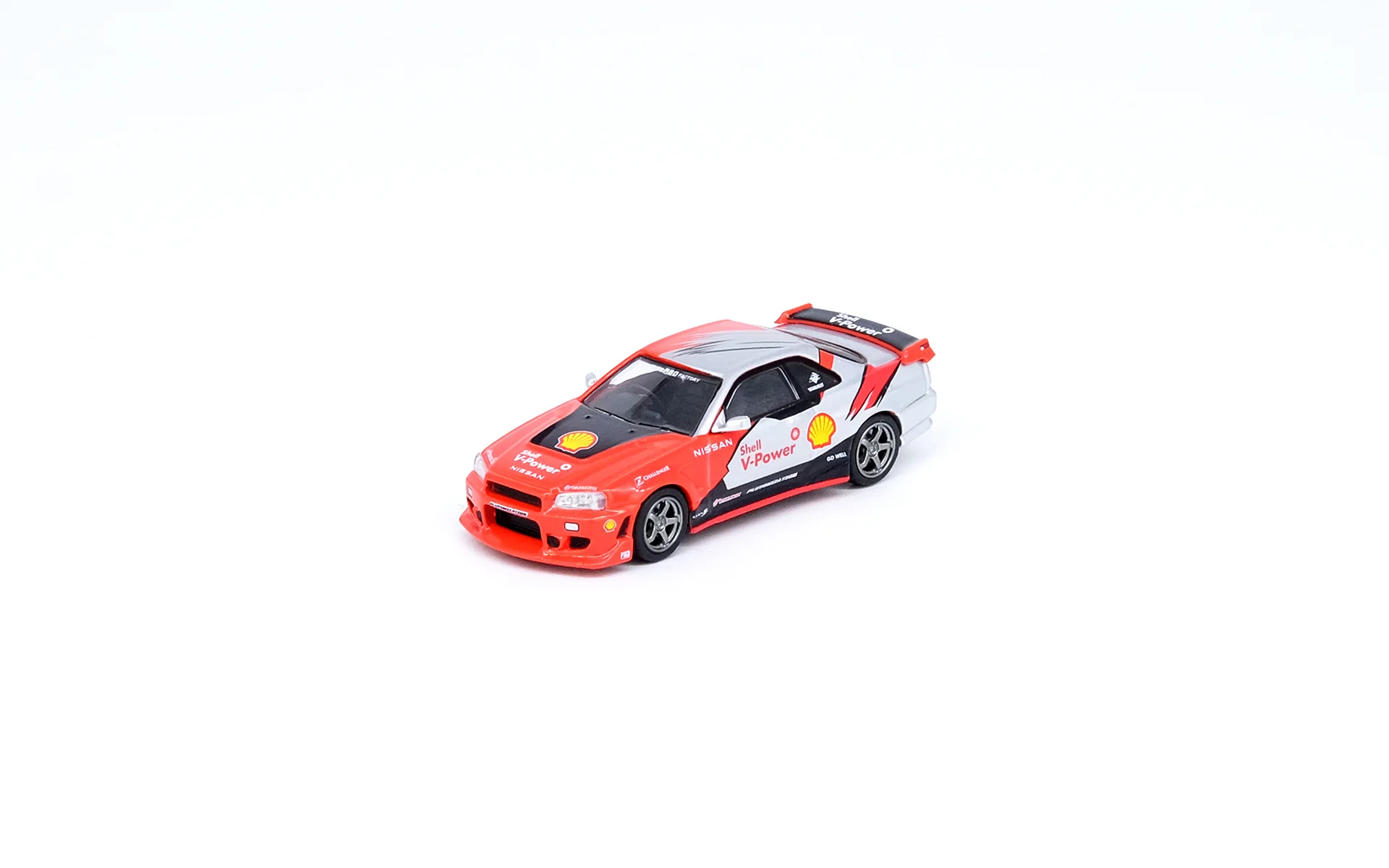 INNO64 1/64 Nissan Skyline R34 GTT Drift Car "SHELL" Jason Mok / Pluto Mok Hong Kong ToyCar Salon 2022 Event Edtion IN64-R34-SHELL - Image 2