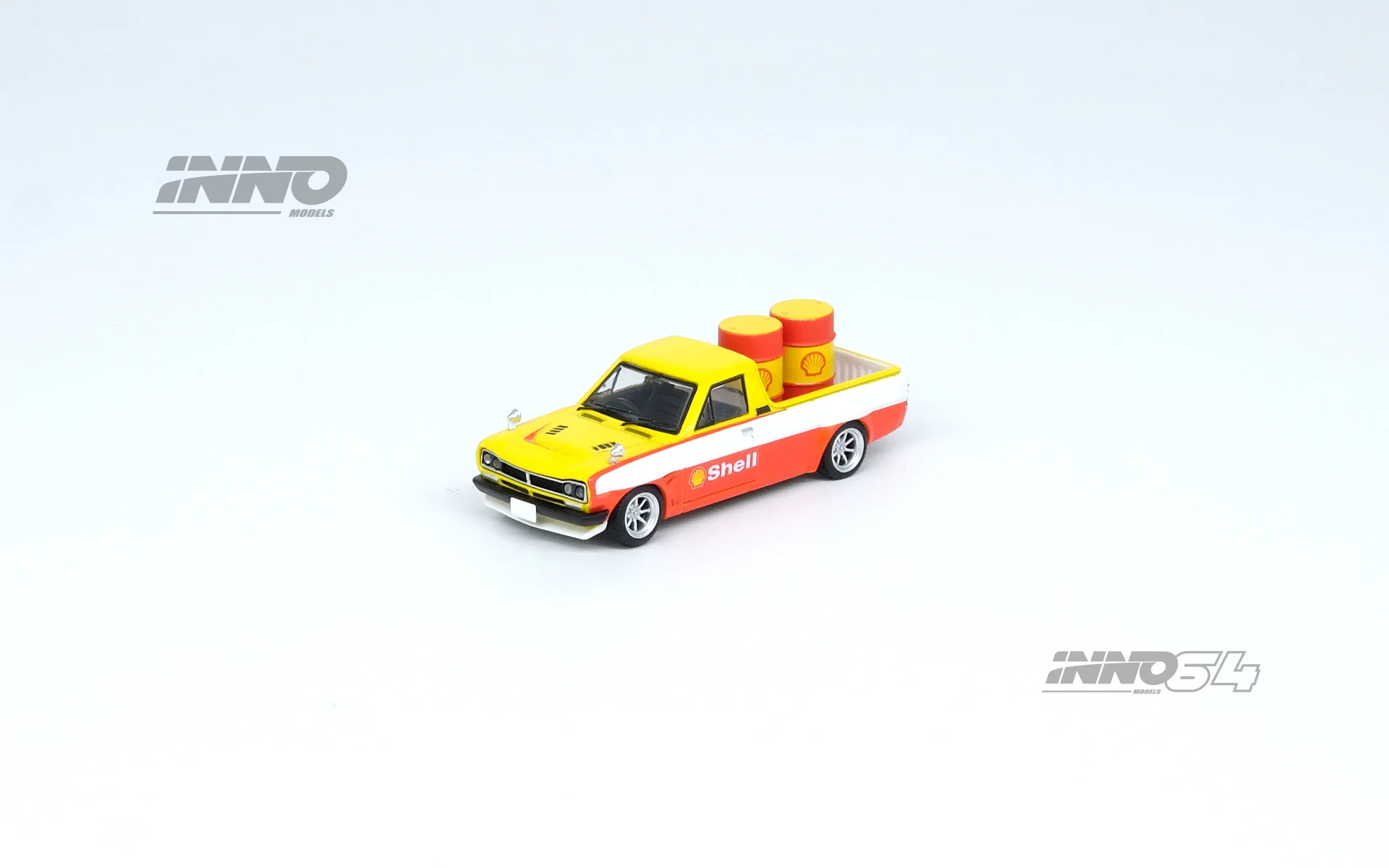 INNO64 1/64 NISSAN SUNNY HAKOTORA Pick-Up "SHELL" IN64-HKT-SHELL - Image 2