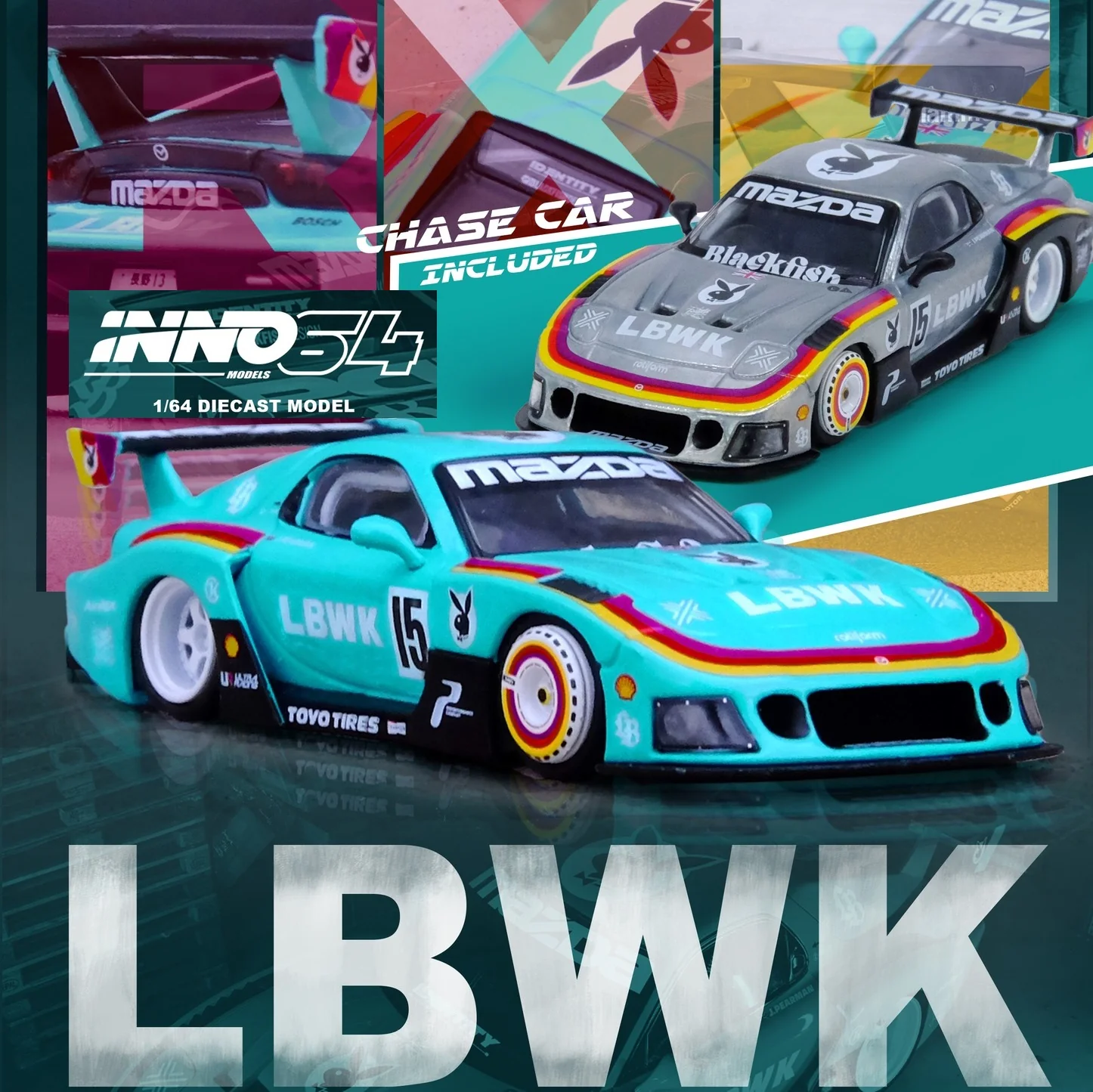 INNO64 1/64 RX7 (FD3S) LB-SUPER SILHOUETTE  - Beijing Hobby Expo 2024 - Image 2