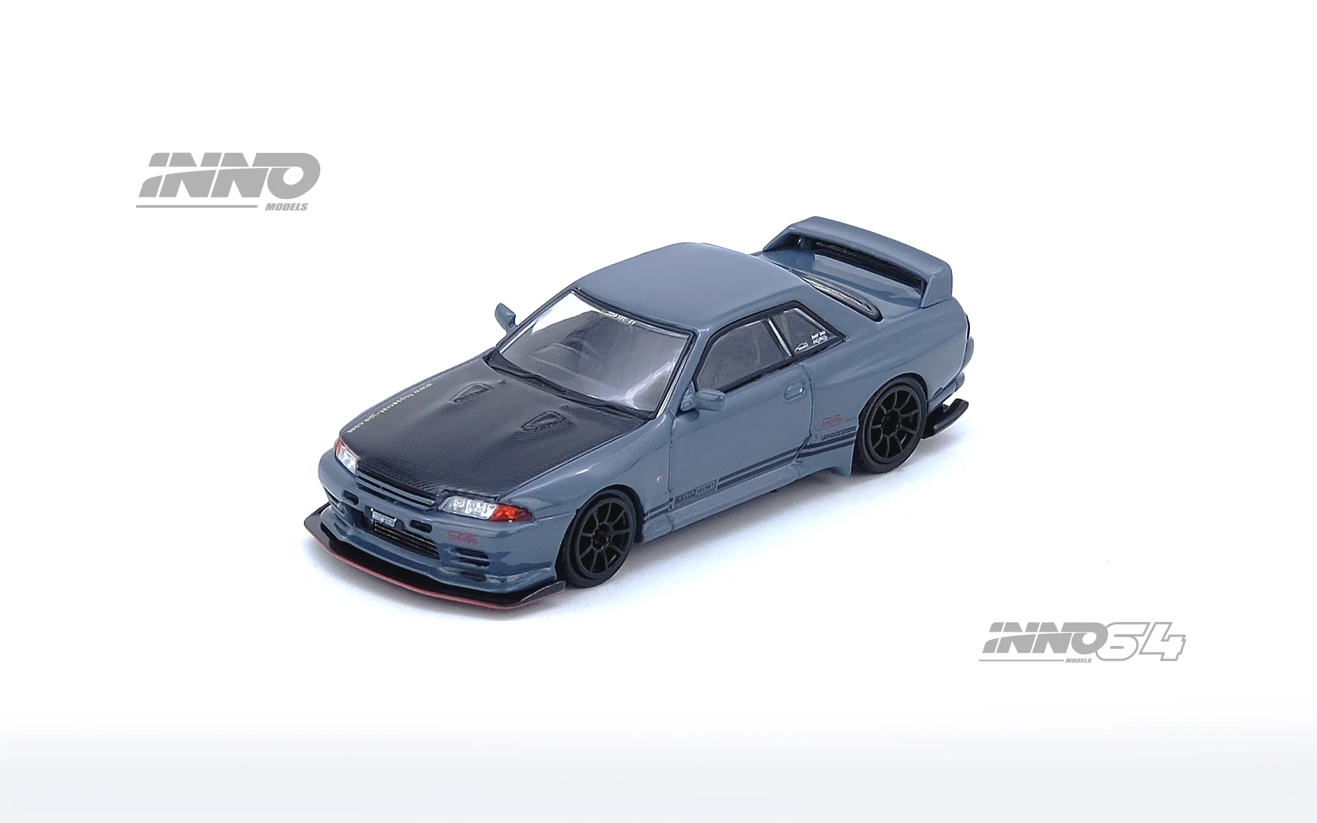 INNO64 1/64 TOP SECRET R32 GT-R Stealth Grey IN64-R32TS-STGR - Image 2