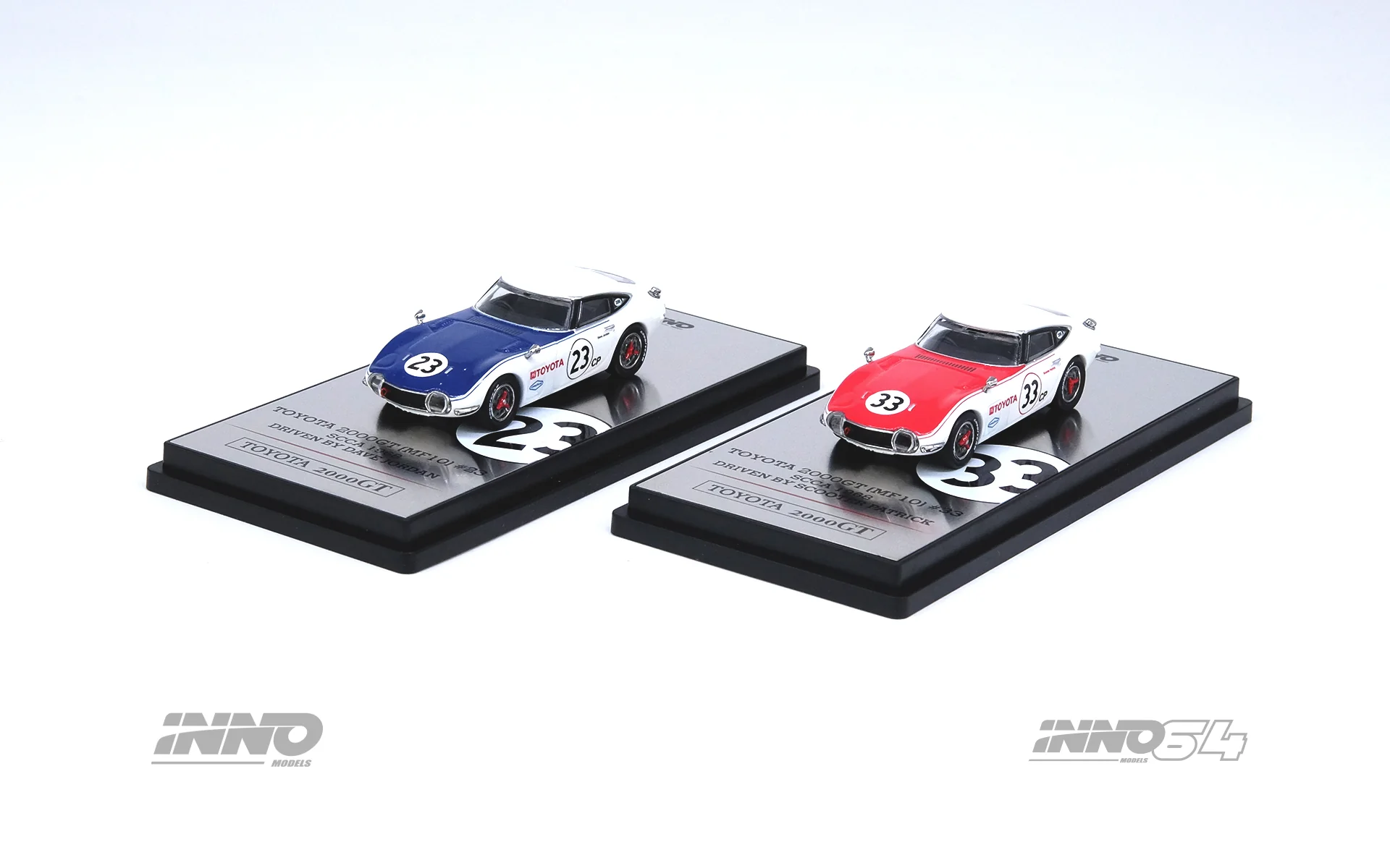 INNO64 1/64 TOYOTA 2000GT #23 & #33 SCCA 1968 Box Set Collection IN64-2000GT-SCCA68-BS - Image 2