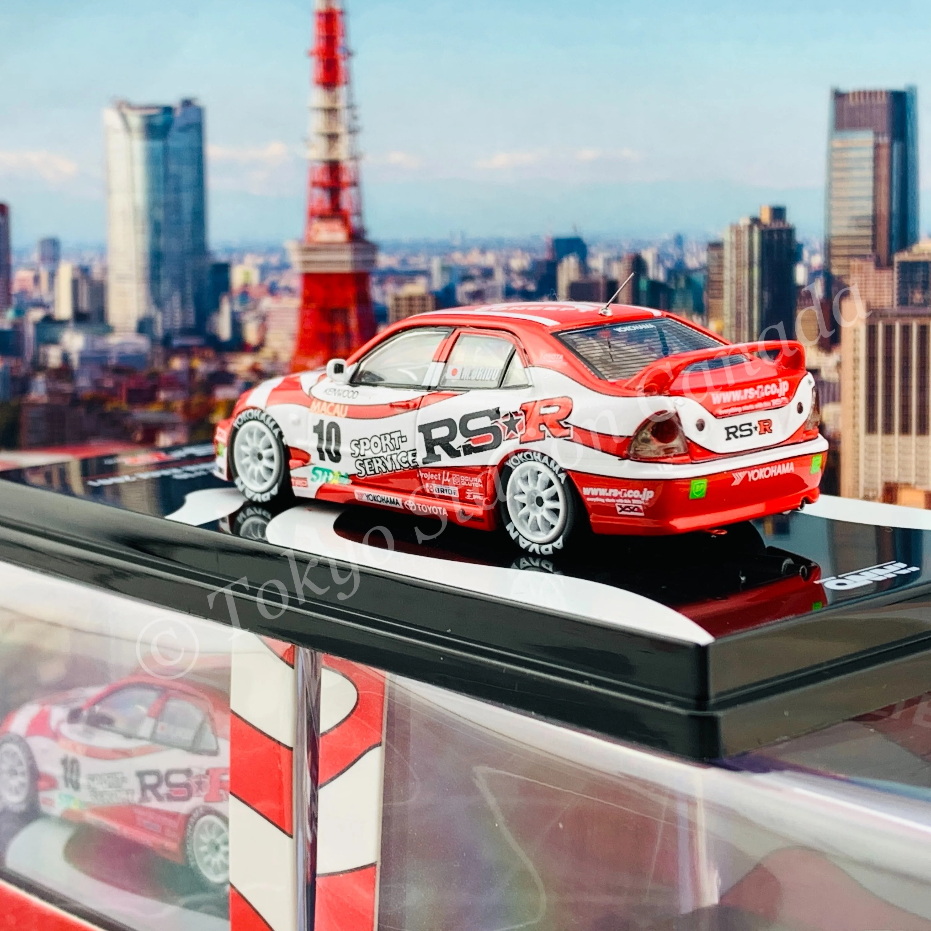 INNO64 1/64 Toyota Altezza #10 RSR Macau Guia Race 2001 IN64-RS200-10RSR - Image 4